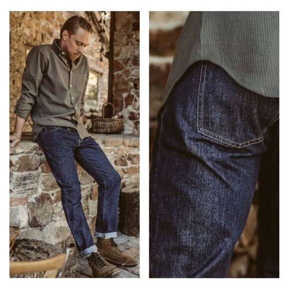 Taylor Stitch Taylor Stitch The Slim Jean In 3 Month Rinse Selvege Mens 29 Size US 29 - 2 Thumbnail