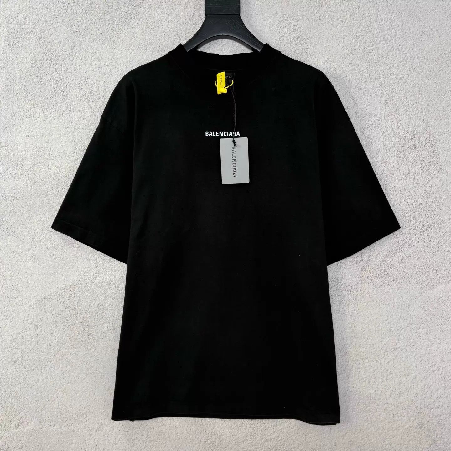 Balenciaga Balenciaga 3M Reflective Logo Black T-Shirt Size M Size M / US 6-8 / IT 42-44 - 1 Thumbnail