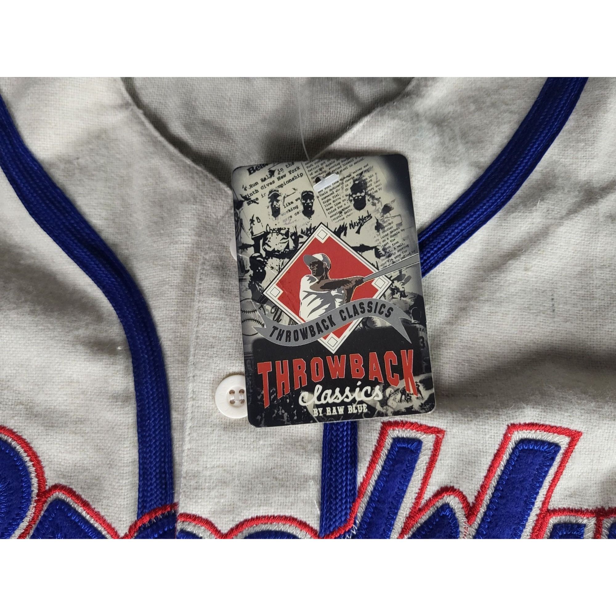 MLB Brooklyn BASEBALL #7 VINTAGE CLASSICS BASEBALL JERSEY RAW BL Size US M / EU 48-50 / 2 - 7 Thumbnail