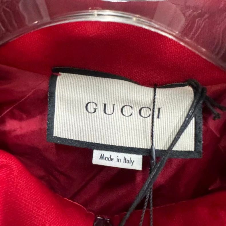 Gucci Gucci Red snake-print zipper jacket 2503-Nextarrow Size US S / EU 44-46 / 1 - 2 Thumbnail