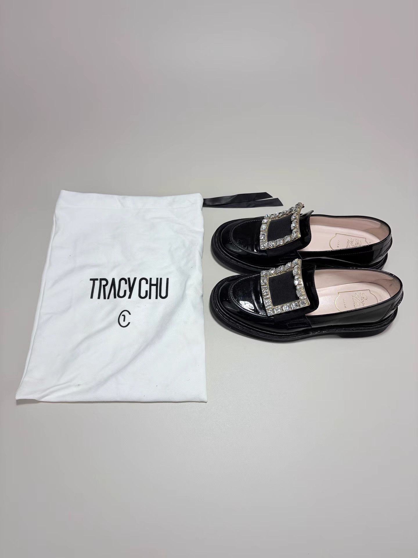 Roger Vivier ROGER VIVIER RV Crystal Buckle Loafers Size US 5 / IT 35 - 1 Thumbnail