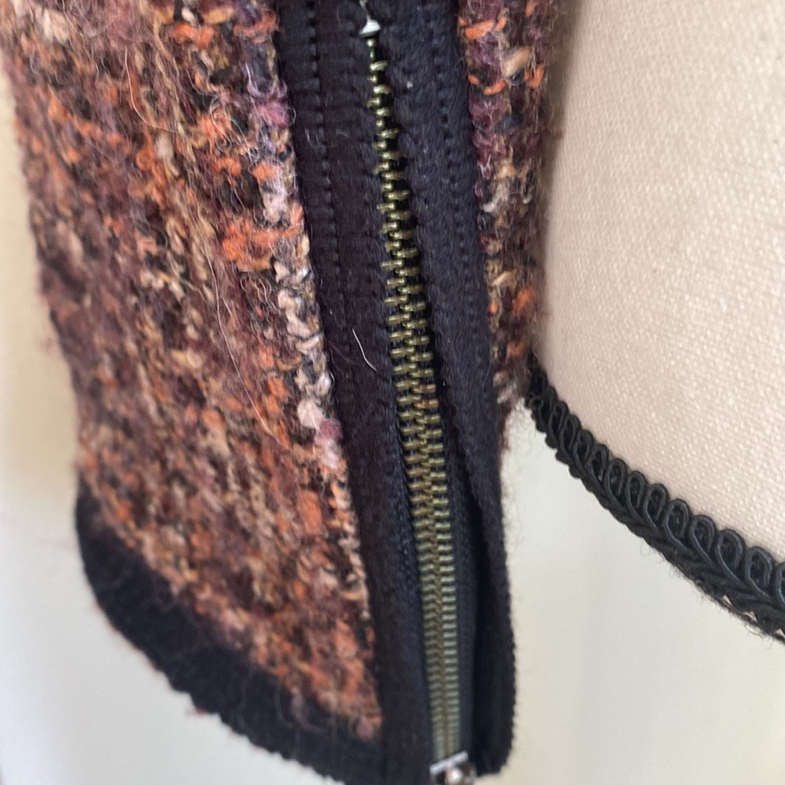 Free People Free People Tweed Zip Up Jacket Size 2 Size XS / US 0-2 / IT 36-38 - 4 Thumbnail