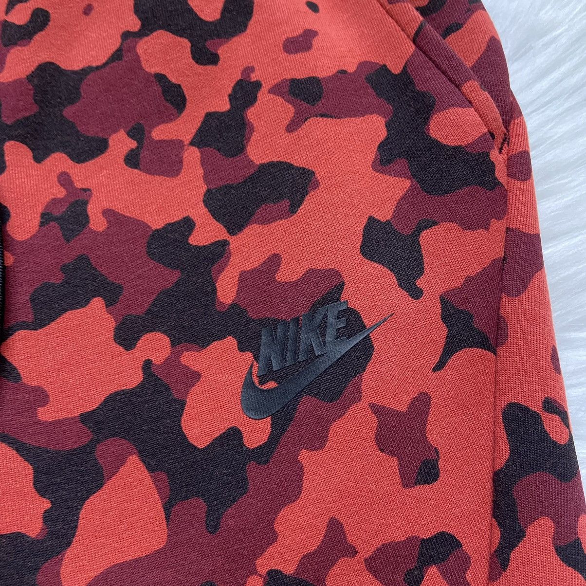 Nike 📌 Nike Tech Fleece Camouflage Red Pants Sweatpants S Size US 30 / EU 46 - 4 Thumbnail