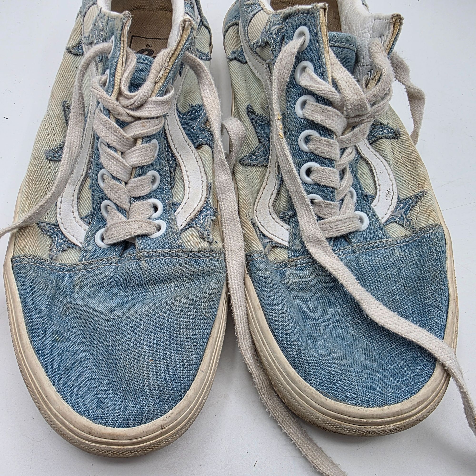 Vans Vans Old Skool Starry Night Denim Womens Size 10 Blue Casual Size US 10 / IT 40 - 10 Thumbnail