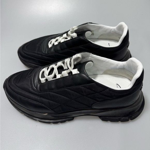 Givenchy Givenchy Trainer Sneakers in Padded Nylon & Leather Black Me Size US 12 / EU 45 - 1 Thumbnail