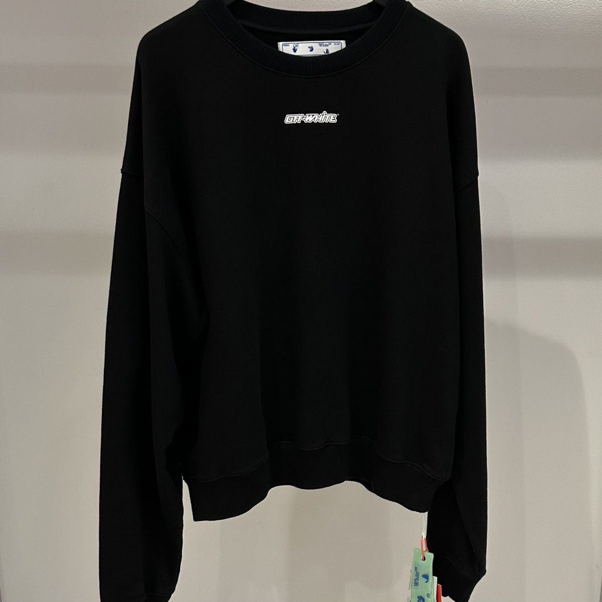 Off-White Oversize Fit Marker Arrows Crewneck Sweatshirt
