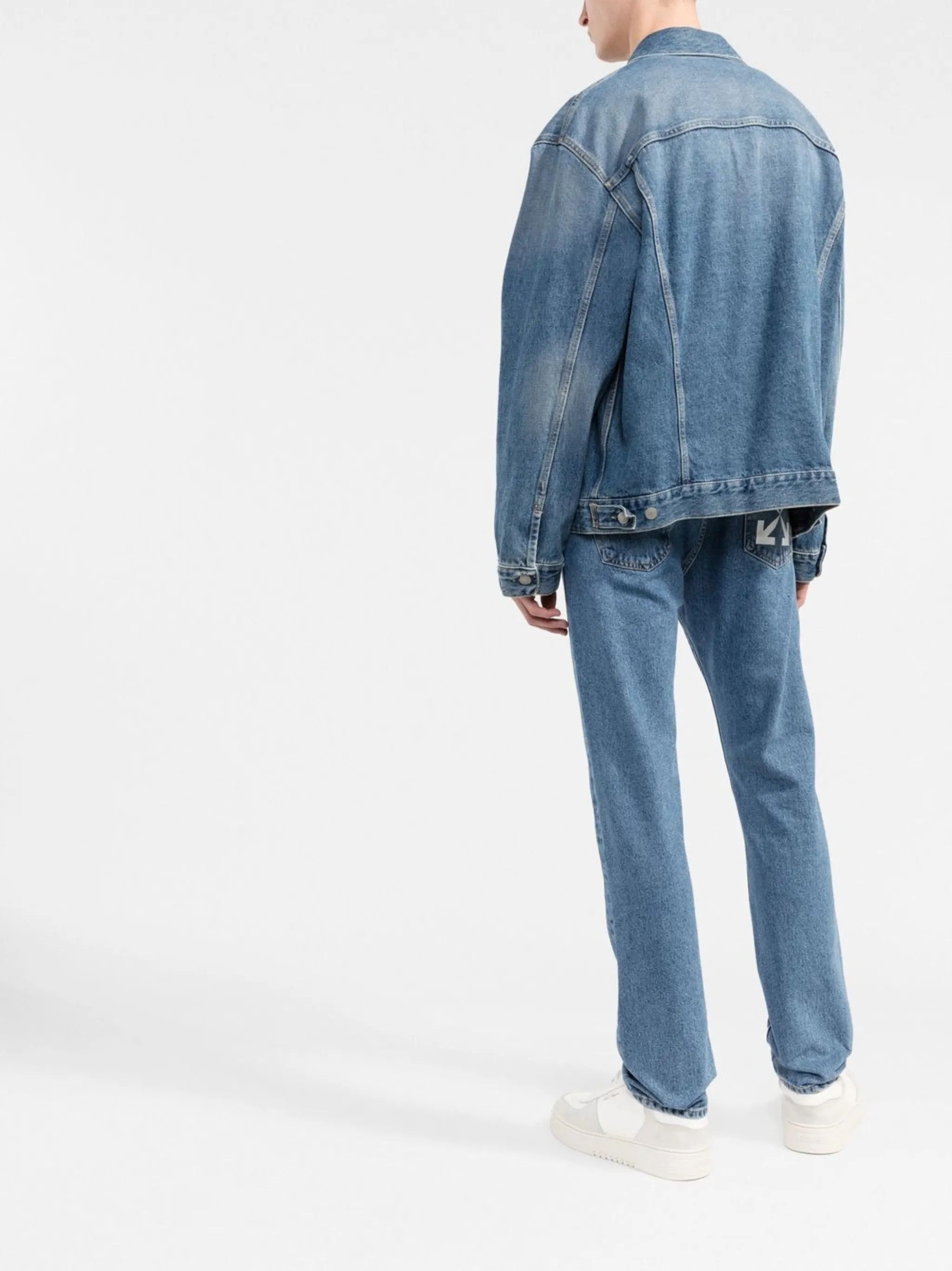 Off-White o1y0225 Denim Pant in Blue Size US 30 / EU 46 - 4 Thumbnail