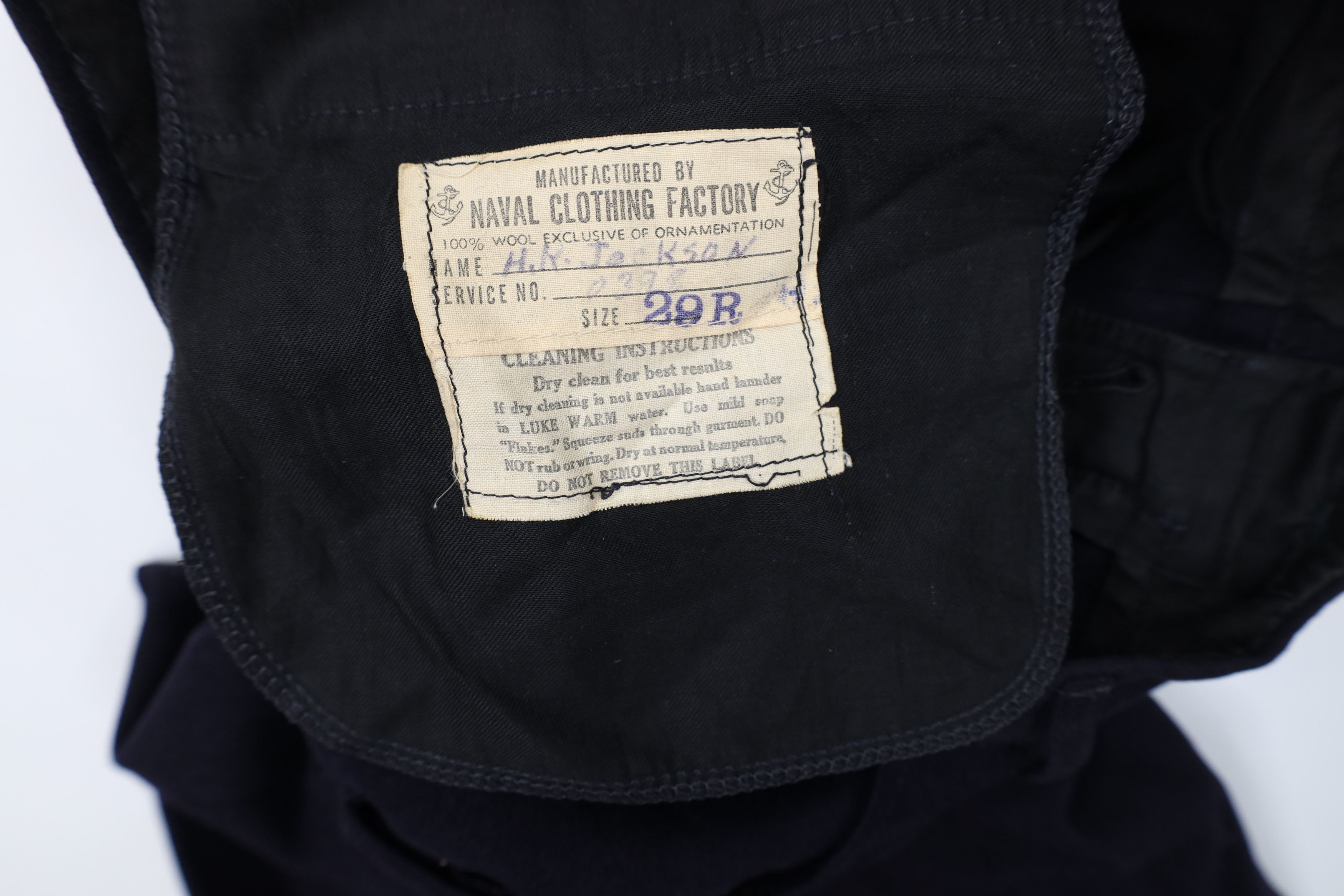 Vintage Vintage 40s 50s US Navy Bell Bottoms Pants Cracker Jack USA Size US 29 - 9 Thumbnail