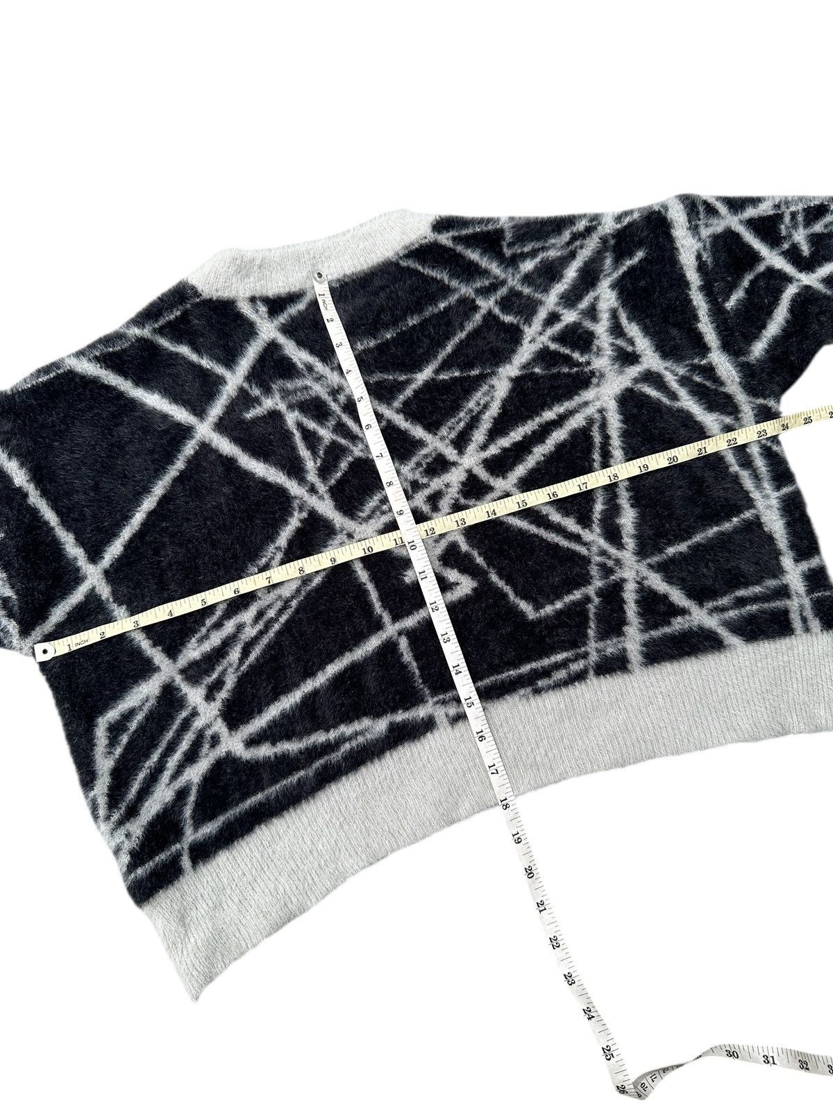 Beauty Beast DISTRESSED CROPPED LGB STYLE MOHAIR Abstract Knit Grunge Size US L / EU 52-54 / 3 - 7 Thumbnail