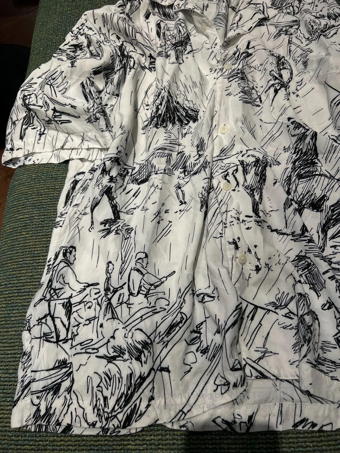 Porter Classic Porter Classic Seven Samurai Aloha Shirt. Size US M / EU 48-50 / 2 - 5 Thumbnail