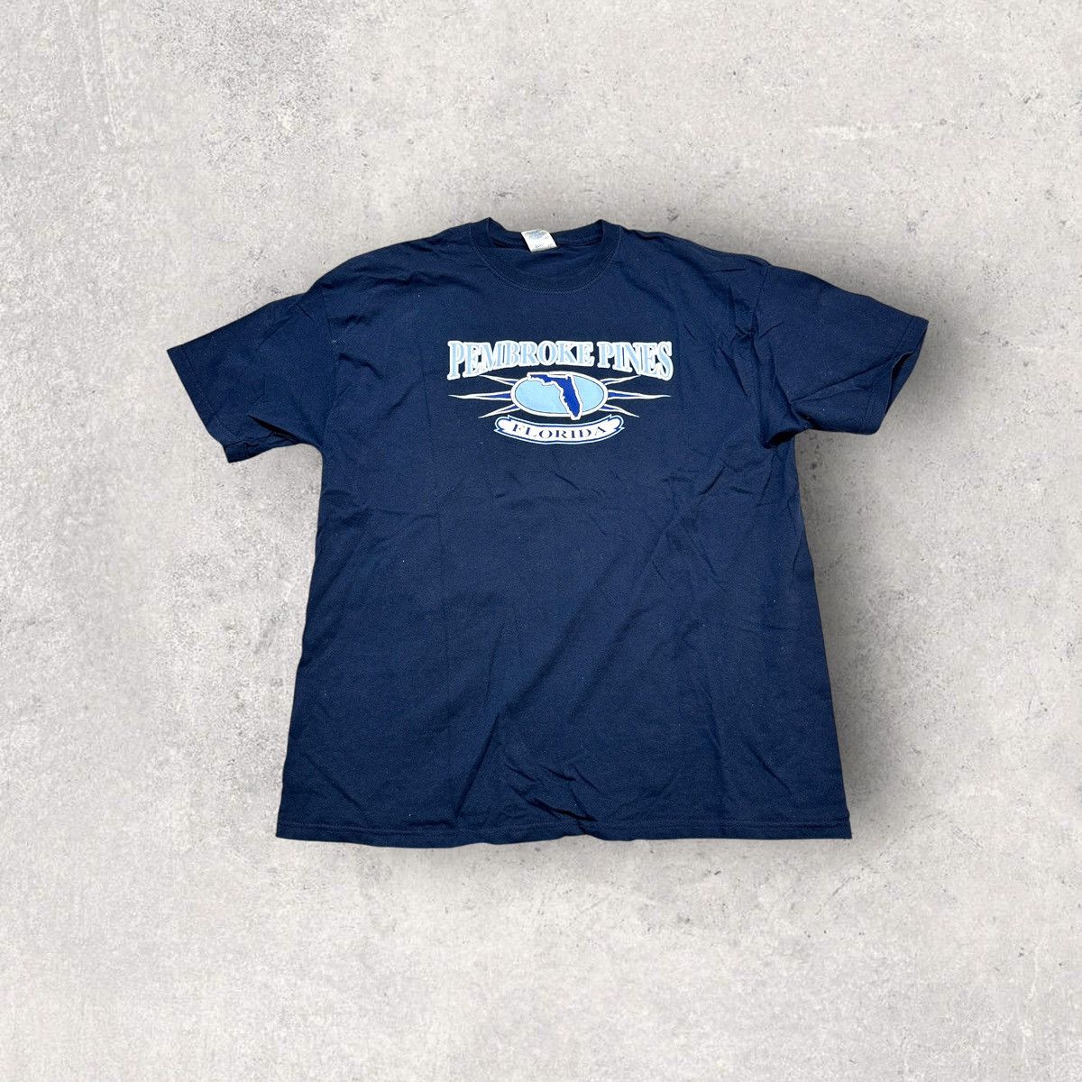 Gildan × Vintage Vintage Pembroke Pines Florida tee Size US XL / EU 56 / 4 - 1 Thumbnail
