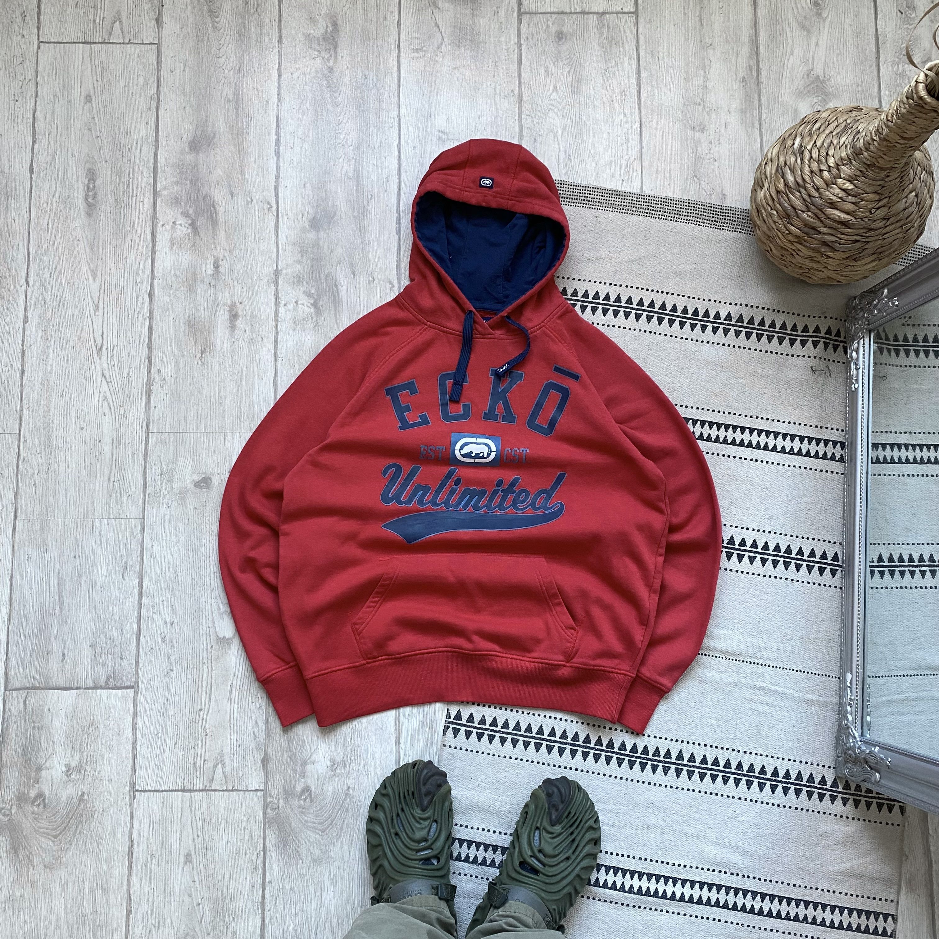 Ecko Unltd. 🦏 Vintage 2000s ECKO Unltd hoodie center logo Tapout Umbro Size US L / EU 52-54 / 3 - 1 Thumbnail