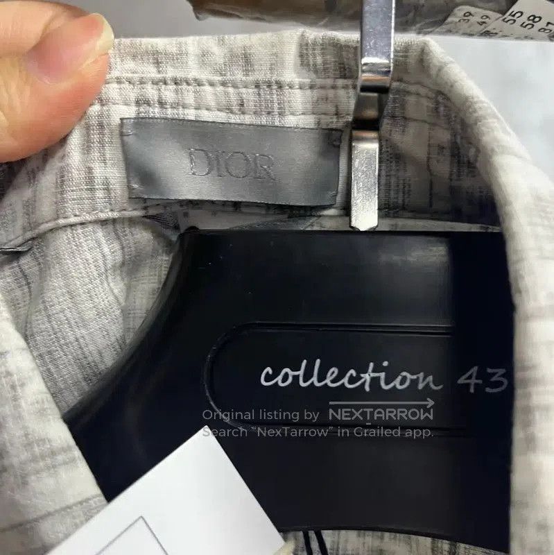 Dior Dior Gray Cotton Long Sleeve Shirt . Size US S / EU 44-46 / 1 - 4 Thumbnail