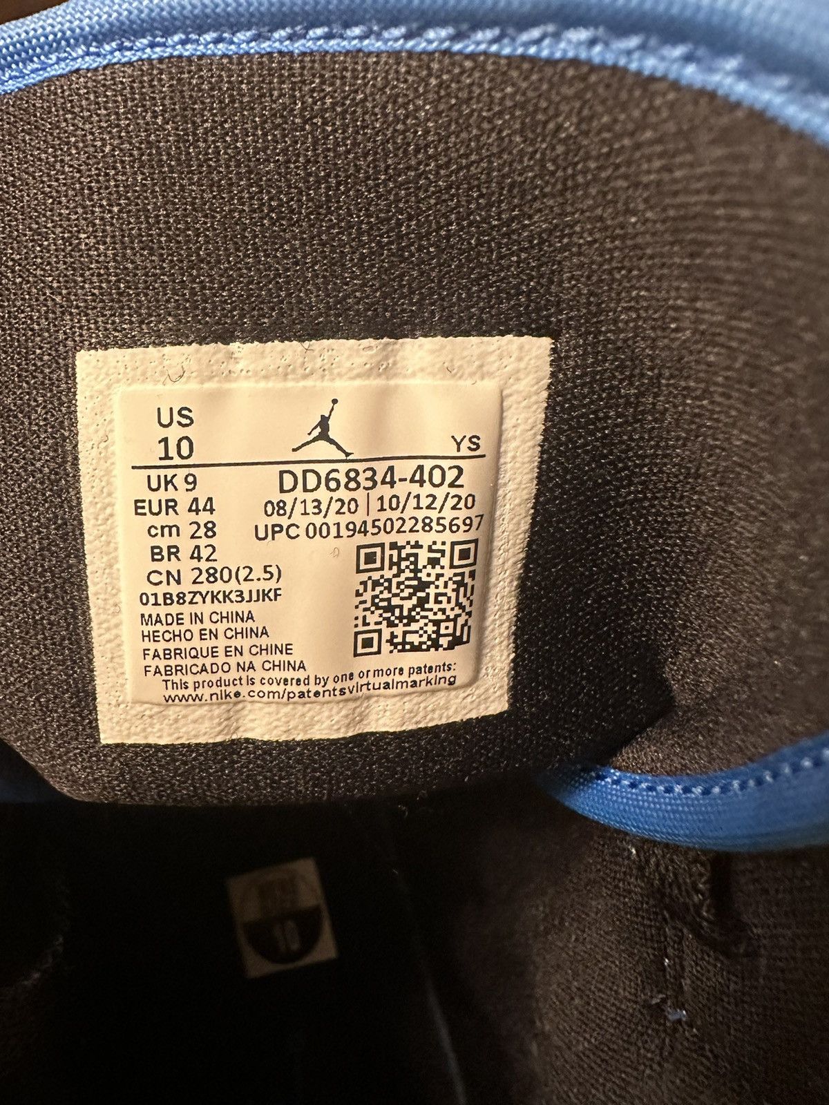 Jordan Brand Jordan 1 Signal Blue Size US 10 / EU 43 - 7 Thumbnail