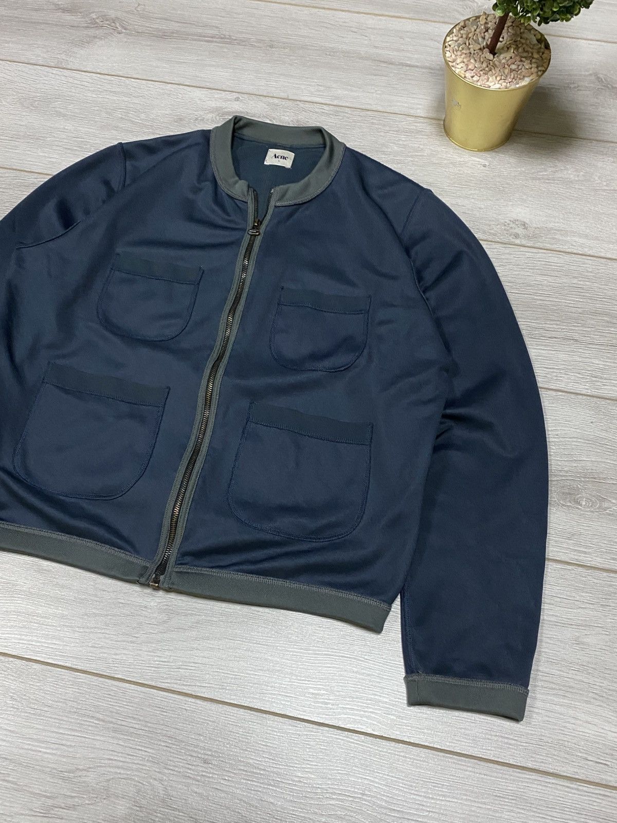 Acne Studios Acne Studios Pigall DF A/W 08 Pockets Zip Jumper / Jacket Size US L / EU 52-54 / 3 - 2 Thumbnail