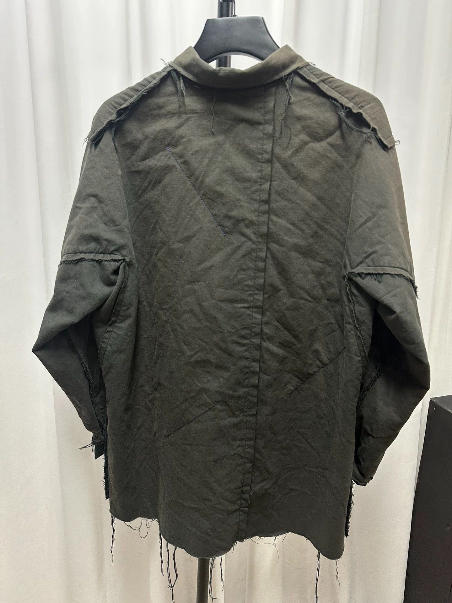 Yohji Yamamoto Yohji Yamamoto 15aw 2-Sided Destroyed Men's Shirts 2 Size US M / EU 48-50 / 2 - 4 Thumbnail
