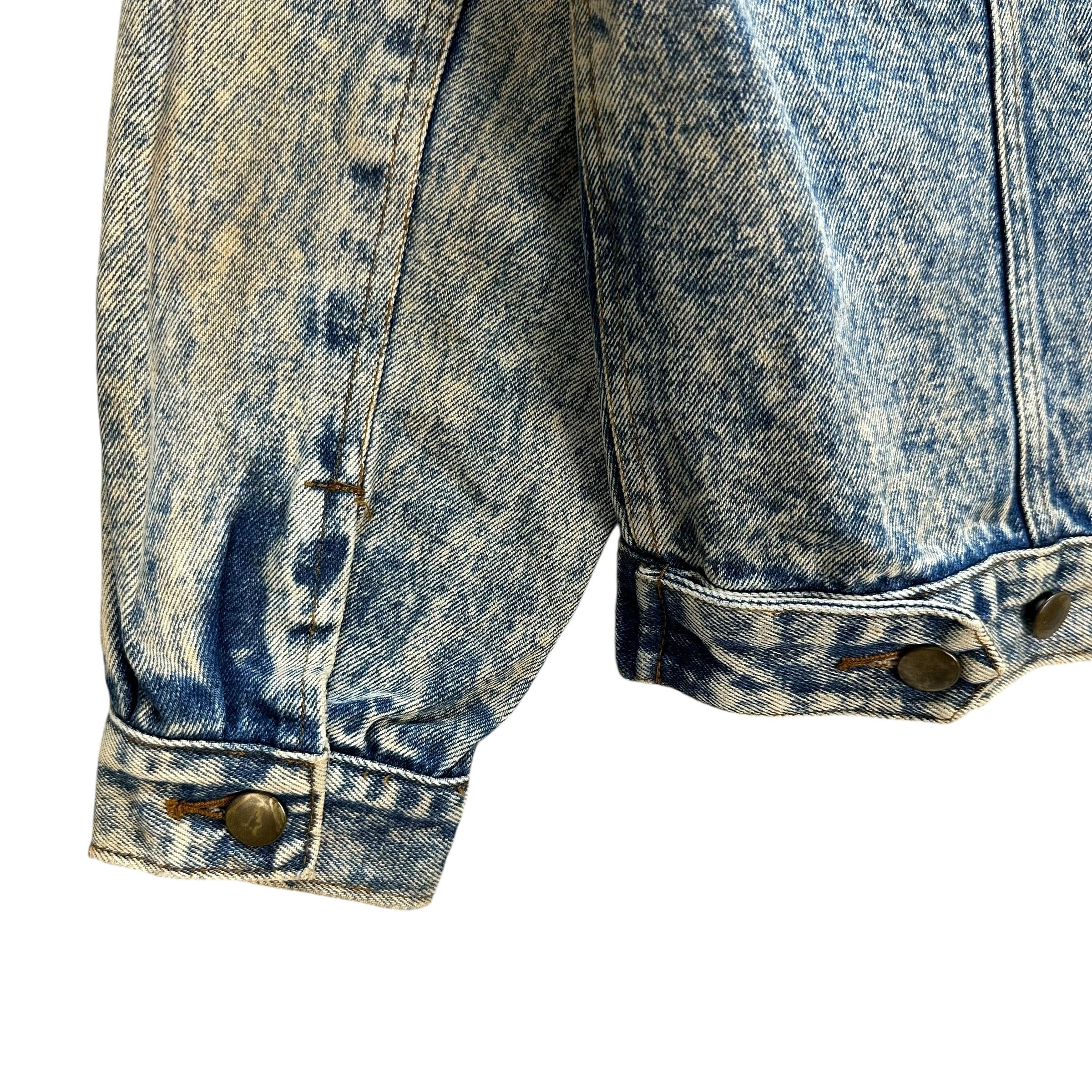 Vintage BRIGHT LIGHTS Washed Denim Jacket #A52-1203 Size US M / EU 48-50 / 2 - 15 Thumbnail