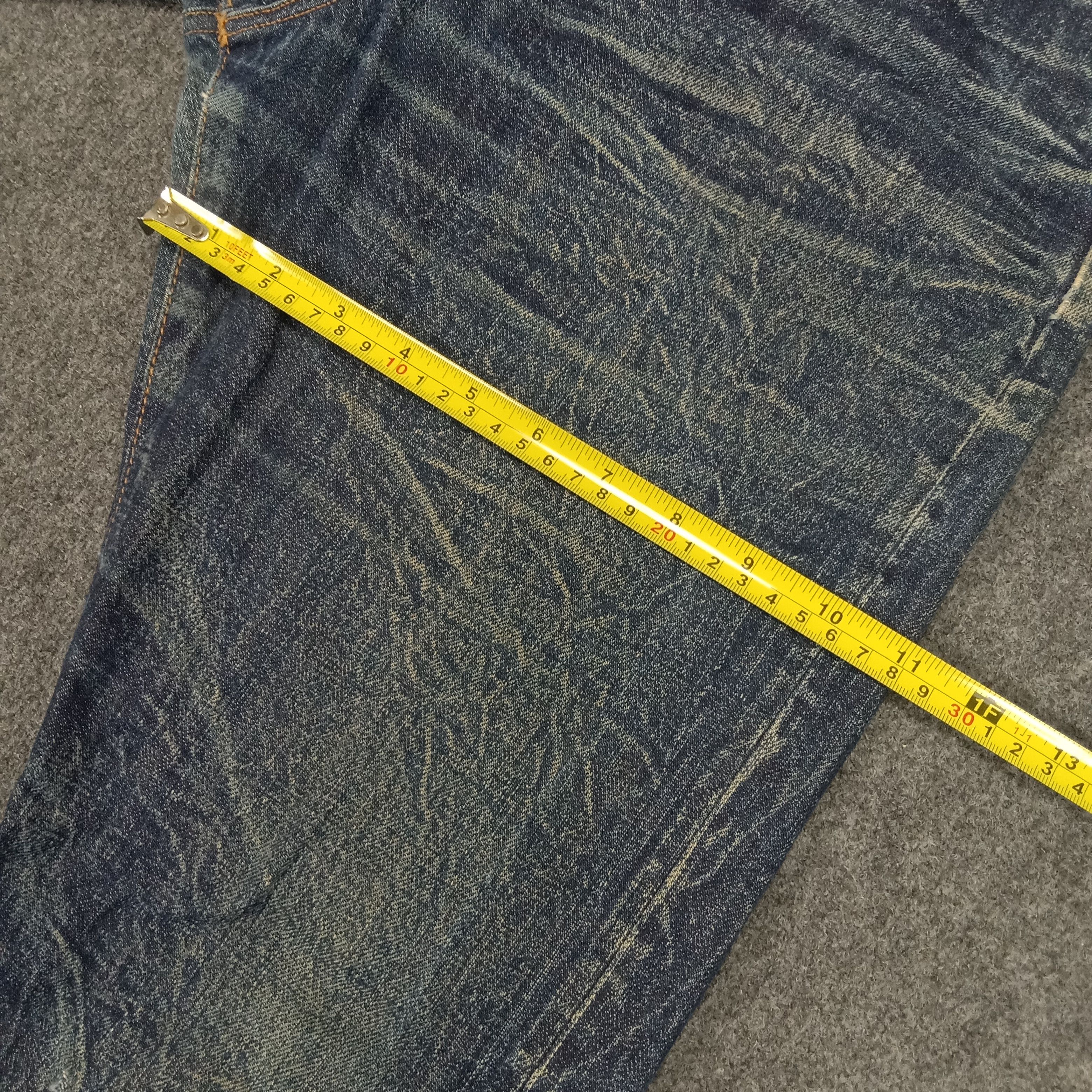 Evisu Evisu No 5 Selvedge Custom Art Daicock Denim Jeans Size US 31 - 12 Thumbnail