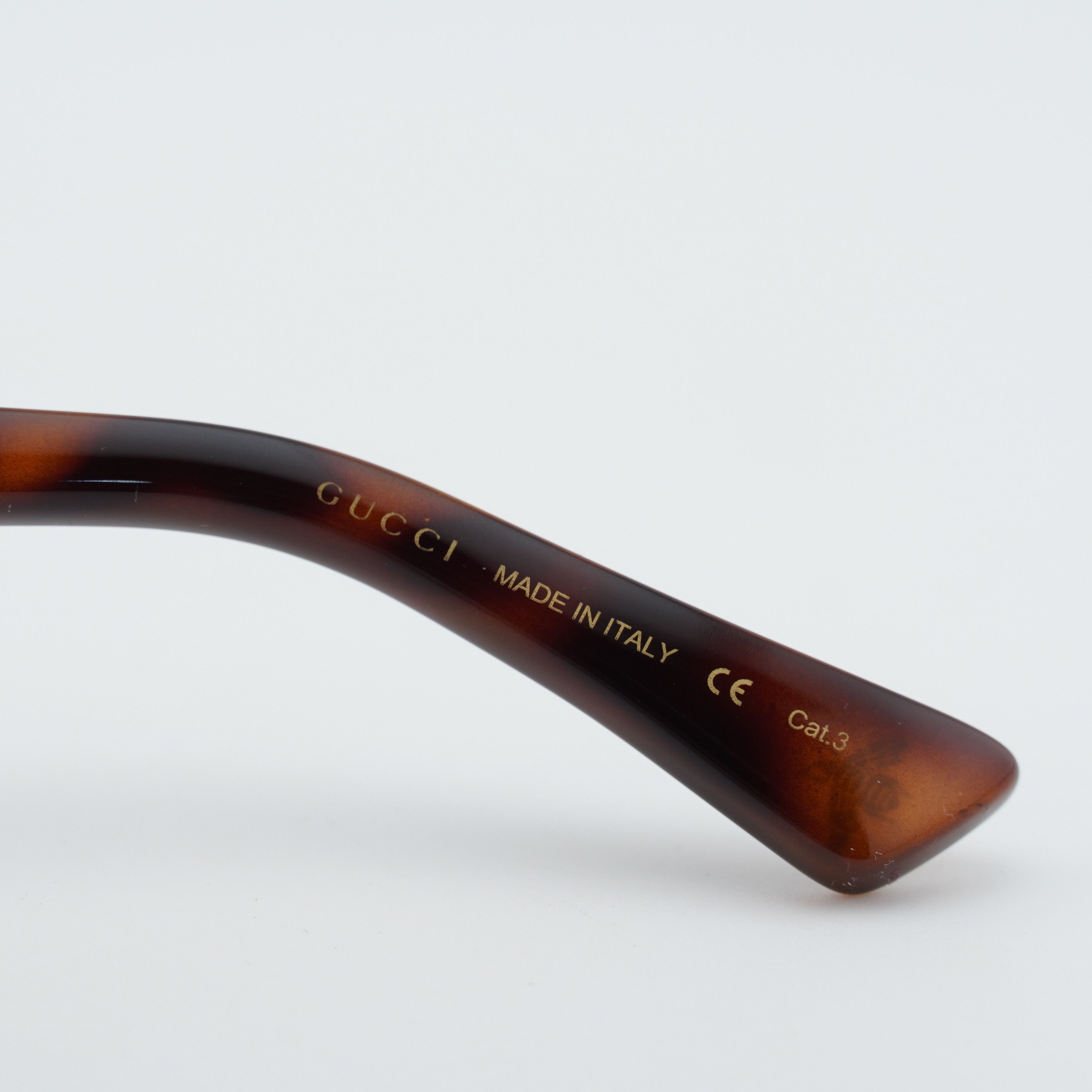 Gucci Gucci GG0163S 002 Women Sunglasses Havana Square Frame Size ONE SIZE - 3 Thumbnail