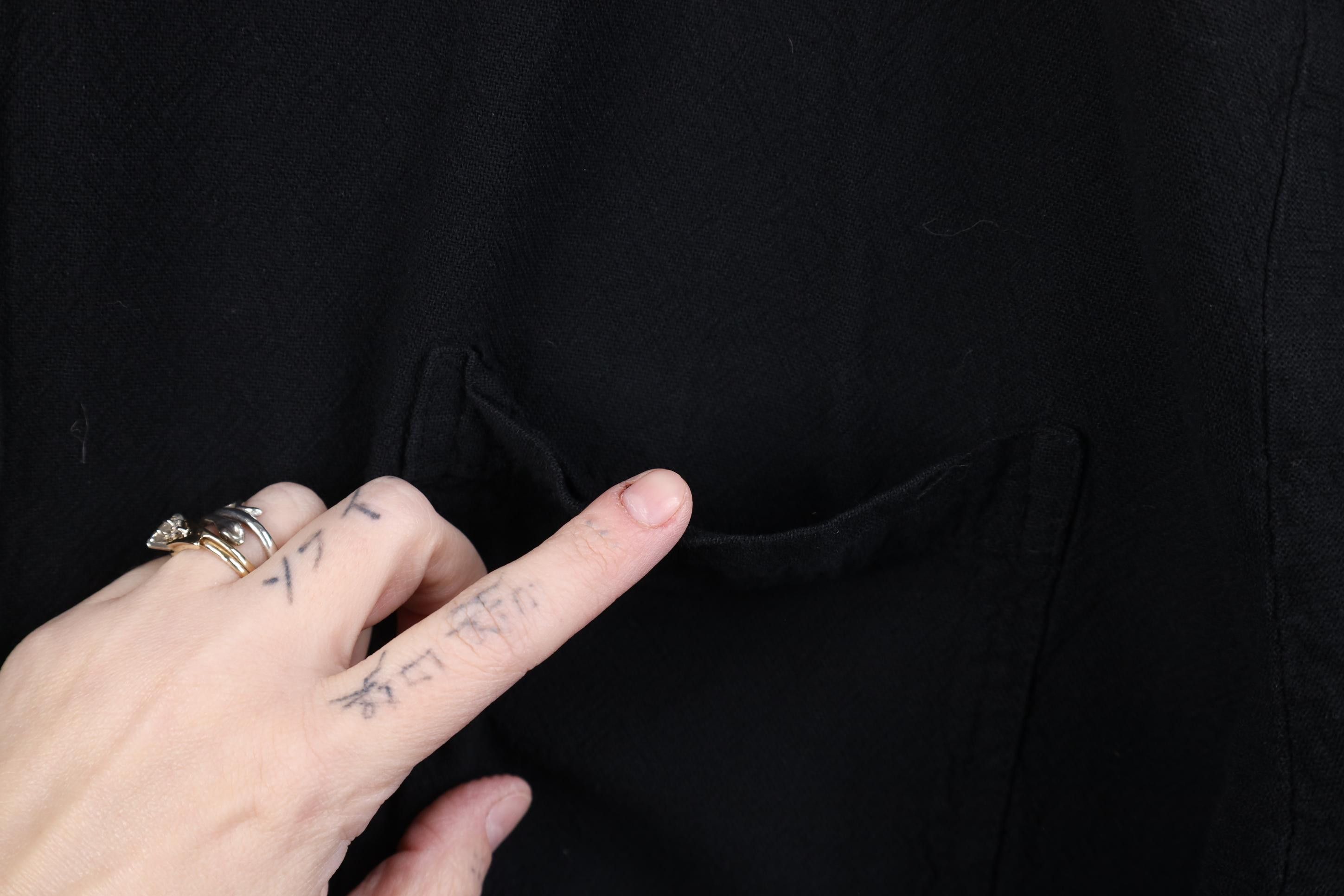 Vintage Vintage 90s Streetwear Button Down Polo Shirt Black USA Size US M / EU 48-50 / 2 - 5 Thumbnail