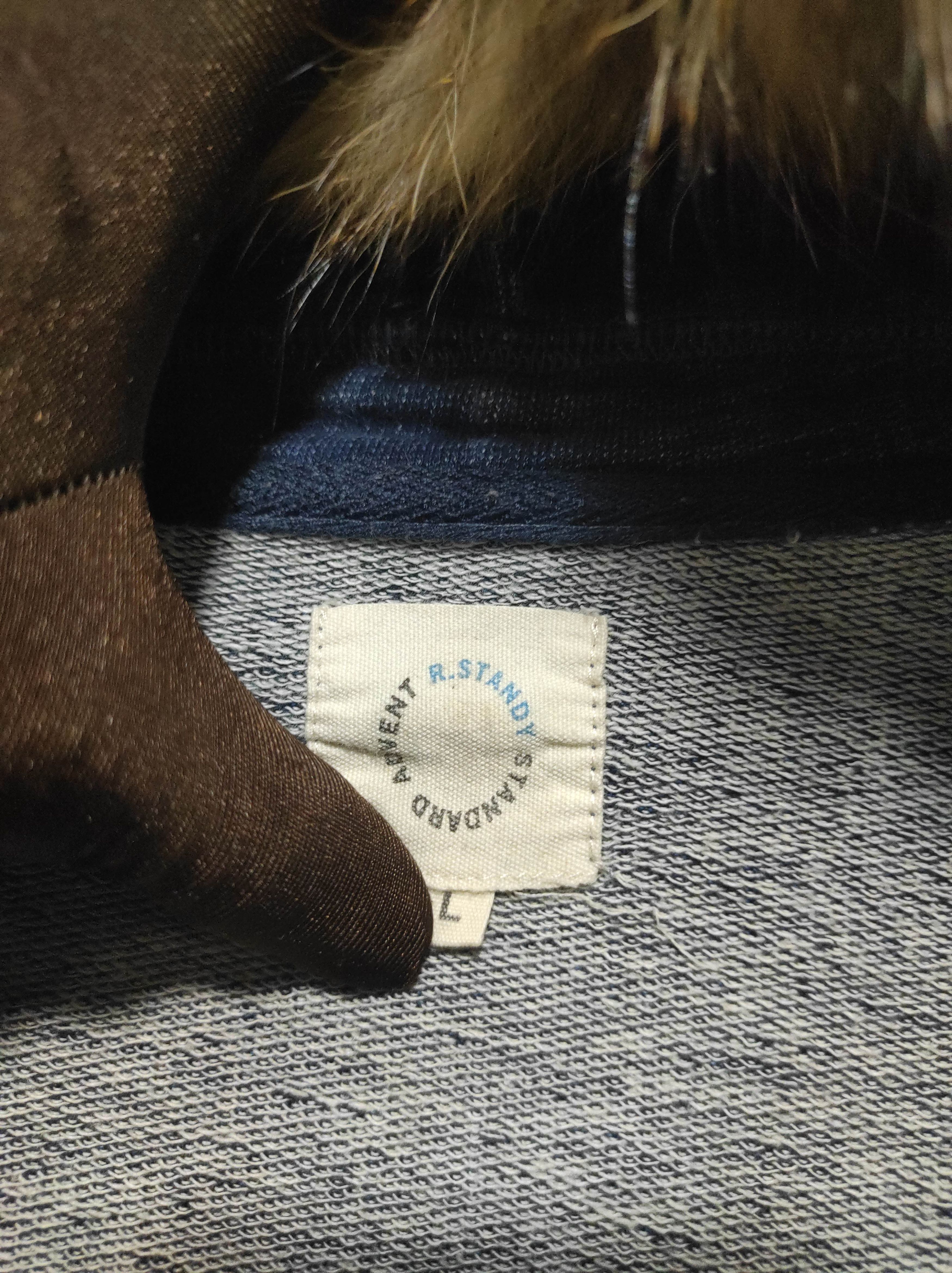 Hysteric Glamour R.Standy Wash Denim Zipper Fur Hoodie IfSixWasNine LGB style Size US M / EU 48-50 / 2 - 7 Thumbnail