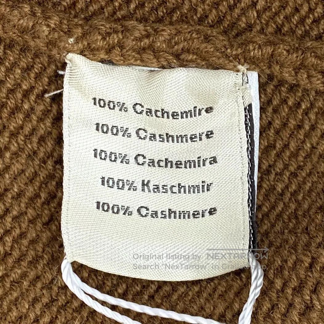 Hermes Hermes Dark brown cashmere lapel five-quarter sleeve knitt Size M / US 6-8 / IT 42-44 - 7 Thumbnail