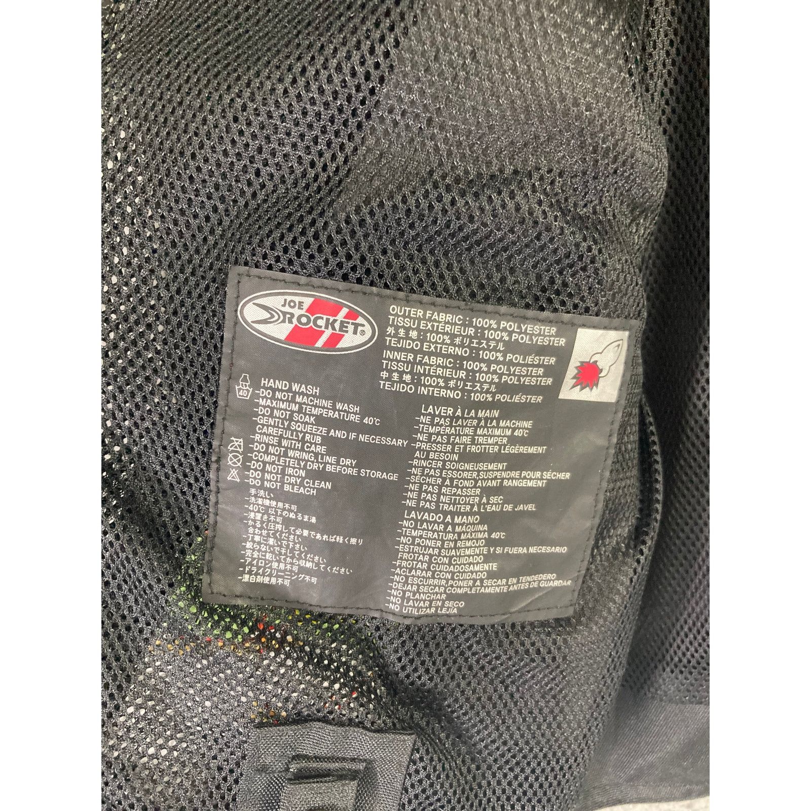 Joe Rocket Joe Rocket Men's Black Mesh Motorcycle Jacket Size L Size US L / EU 52-54 / 3 - 4 Thumbnail