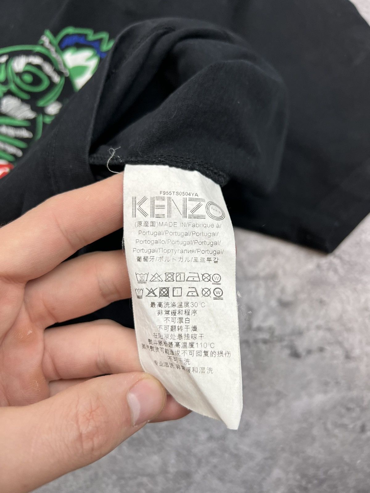 Kenzo Kenzo Mens Black Basic T Shirt Tee Size US M / EU 48-50 / 2 - 4 Thumbnail
