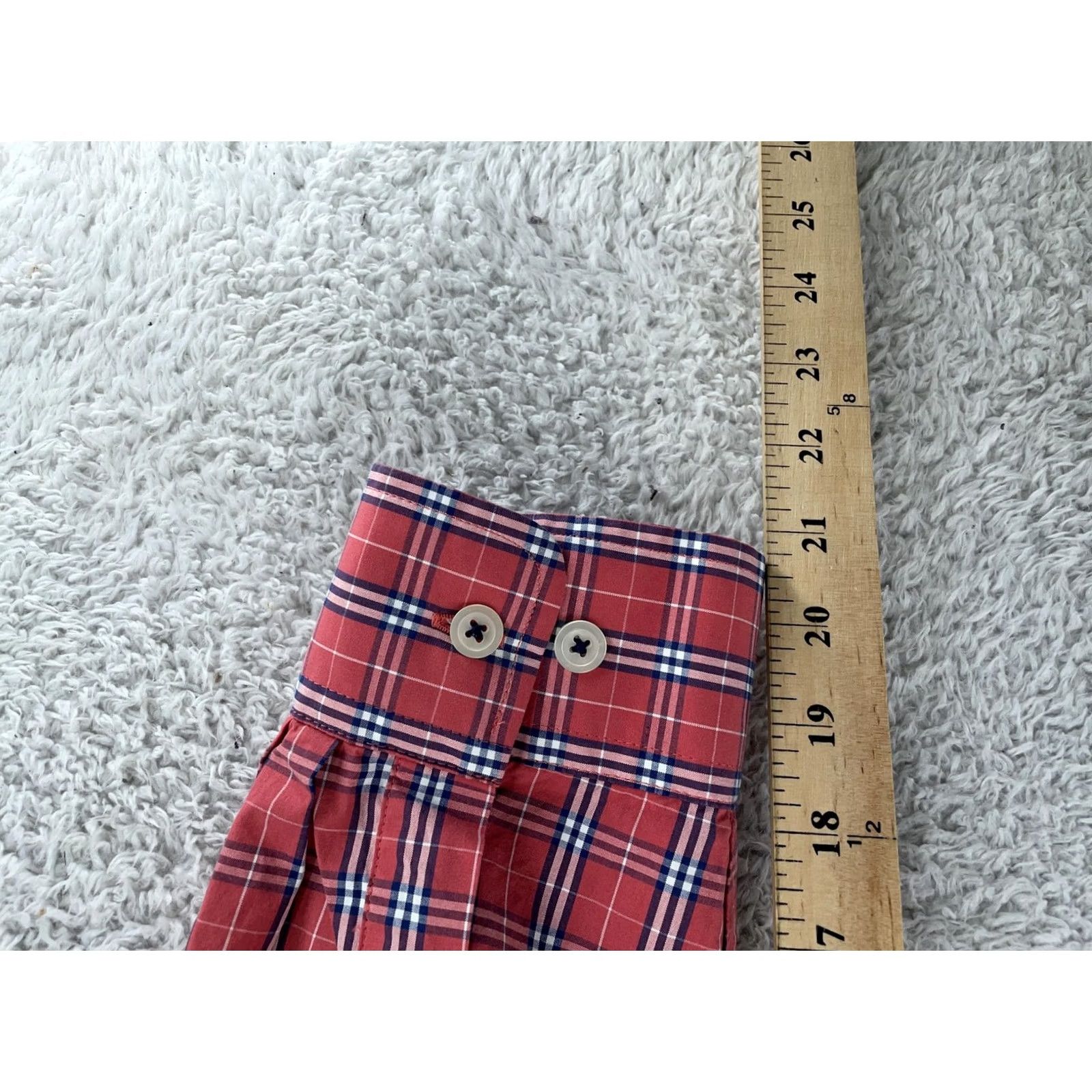 Orvis Orvis Shirt Mens XL Red Plaid Heritage Wash Active Fit L/S Button Down Size US XL / EU 56 / 4 - 7 Thumbnail