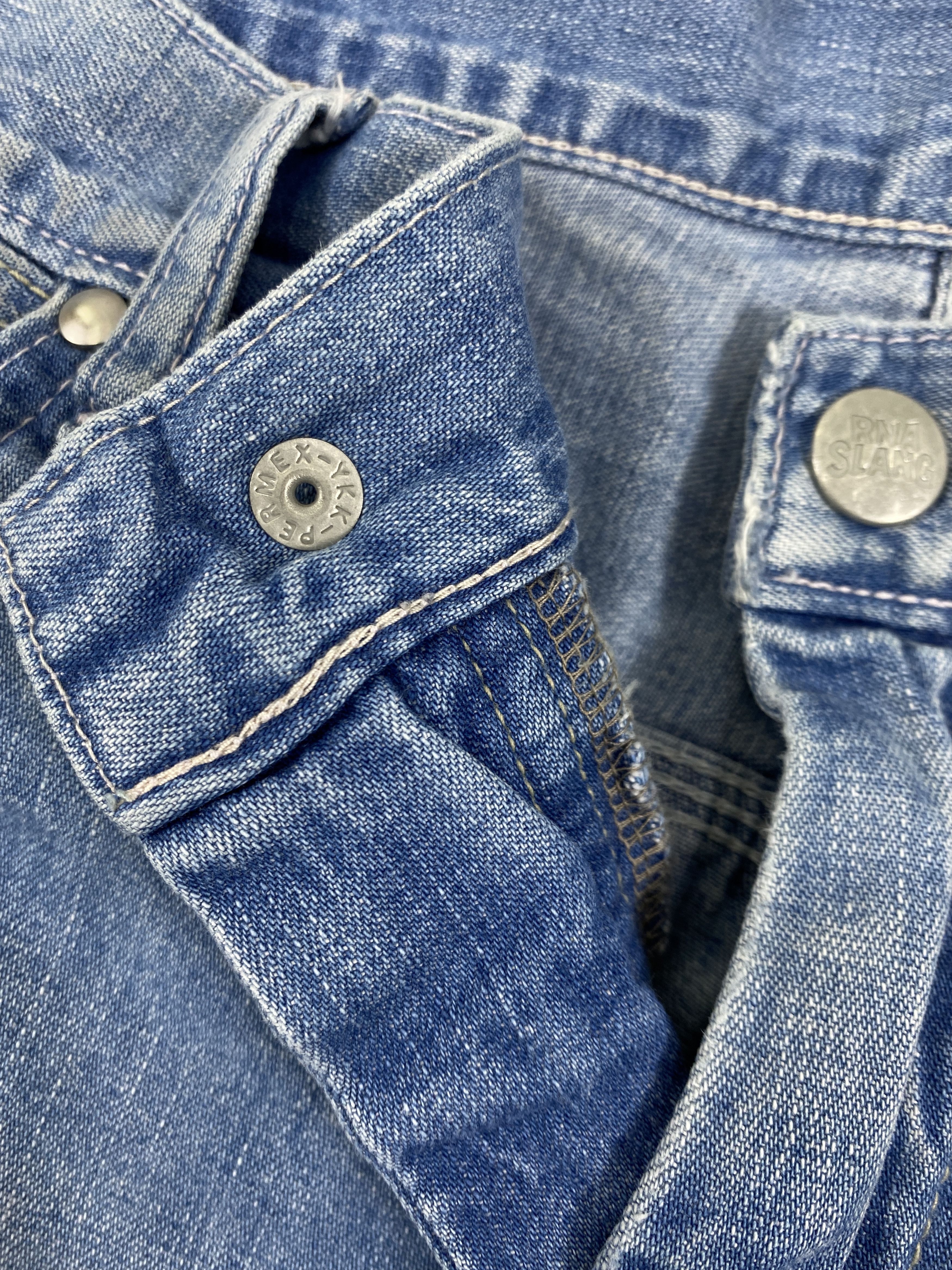 Japanese Brand Vintage Rna Slang Carpenter Jeans 32x29.5 Denim- JN3527 Size US 32 / EU 48 - 7 Thumbnail