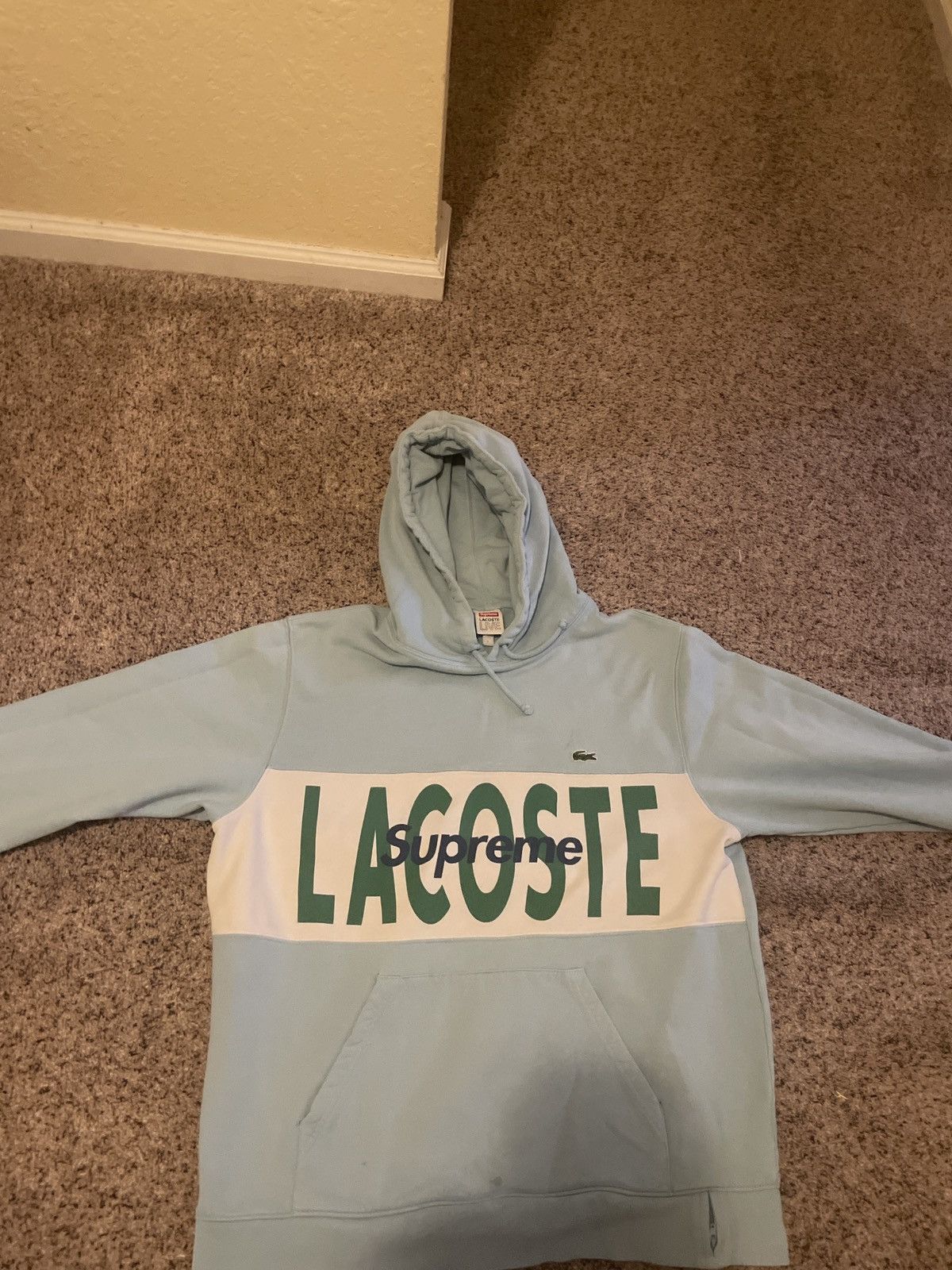 Lacoste × Supreme Supreme Lacoste Hoodie Size US XL / EU 56 / 4 - 1 Thumbnail