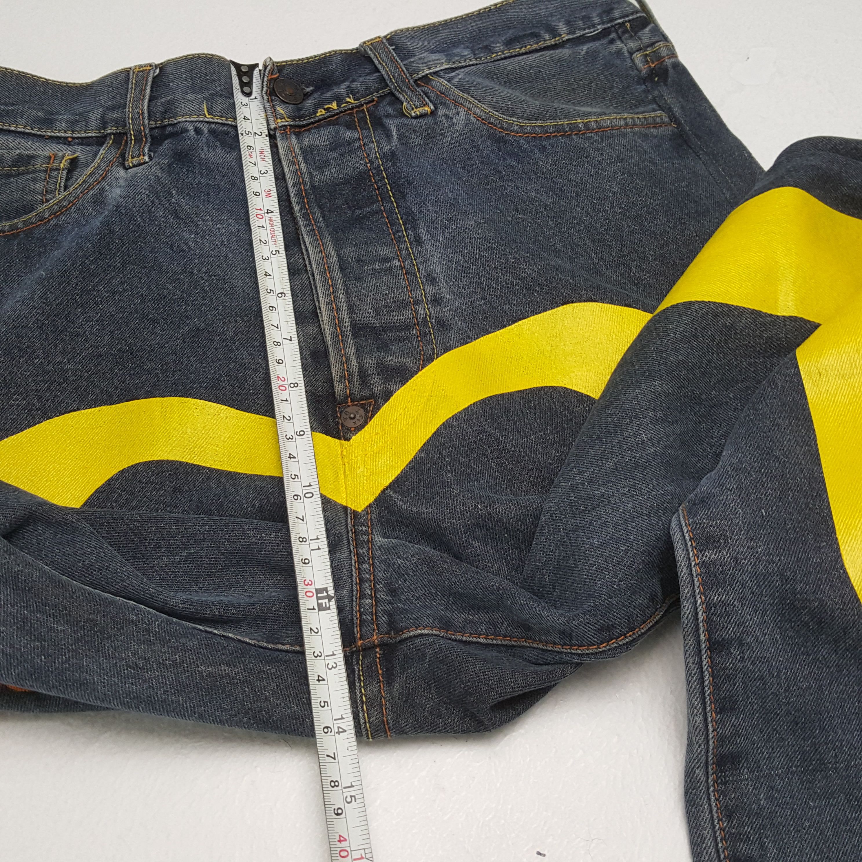 Japanese Brand × Vintage EVISU Japanese Brand Streetwear Custom Daicock Jeans Size US 33 - 8 Thumbnail