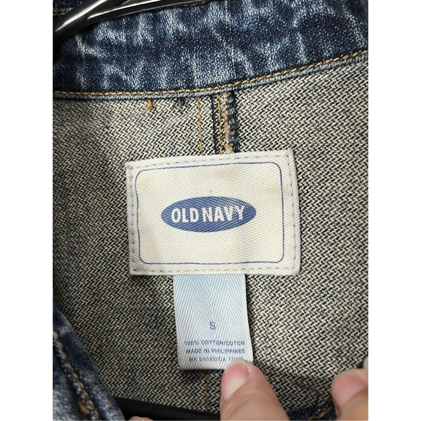Old Navy Vintage Old Navy Women's Y2K 100% Cotton Denim Jean Jacket S Size S / US 4 / IT 40 - 5 Thumbnail