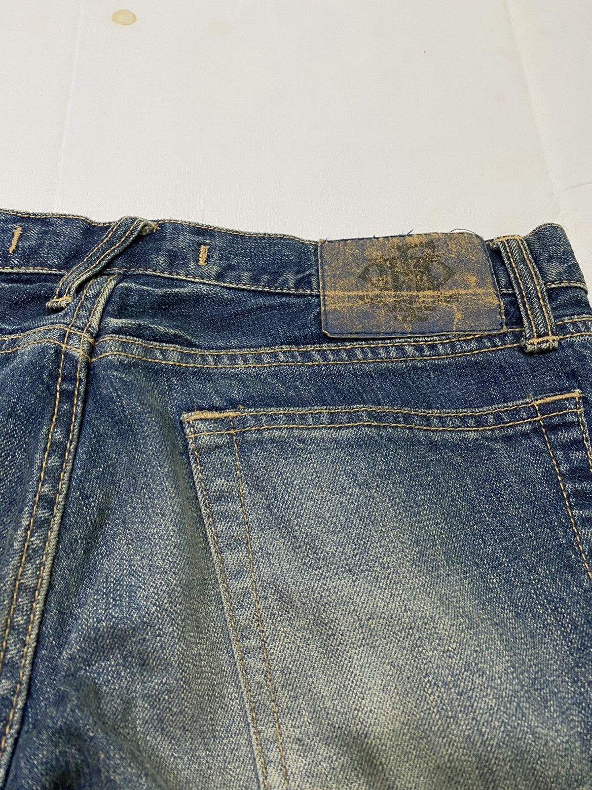 PPFM Japanese brand X ppfm distressed jeans Size US 34 / EU 50 - 18 Thumbnail