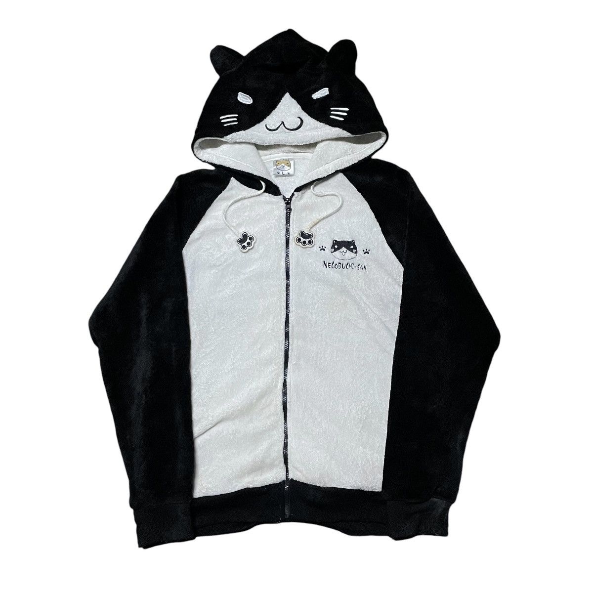 Anime × Japanese Brand 💥Negobuchi-San Fleece Zipper Hoodie Size M / US 6-8 / IT 42-44 - 1 Thumbnail
