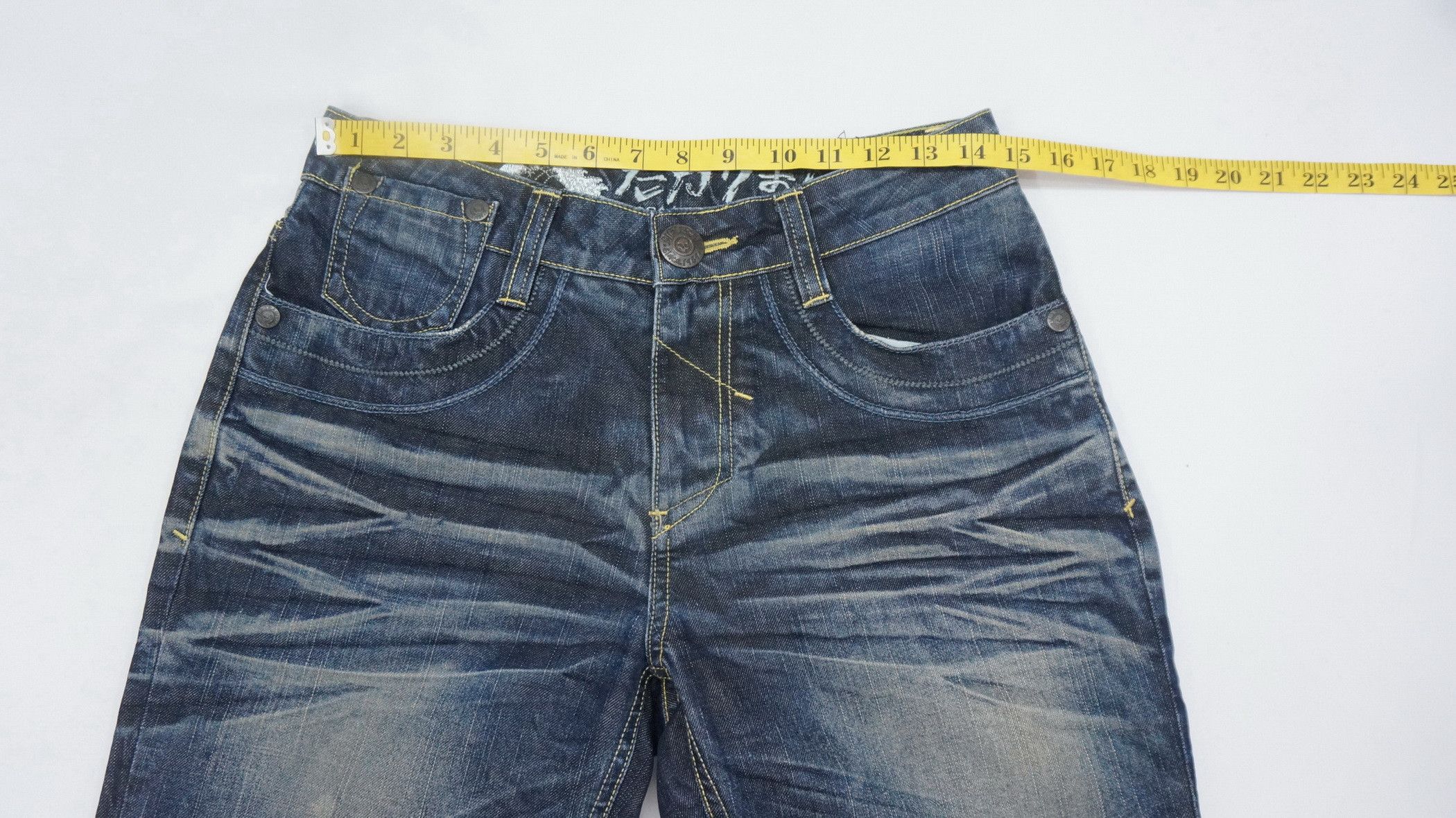 Japanese Brand Dope Japan OSAKA BIG TRAIN Baggy Clawmark Jeans Size US 28 / EU 44 - 7 Thumbnail