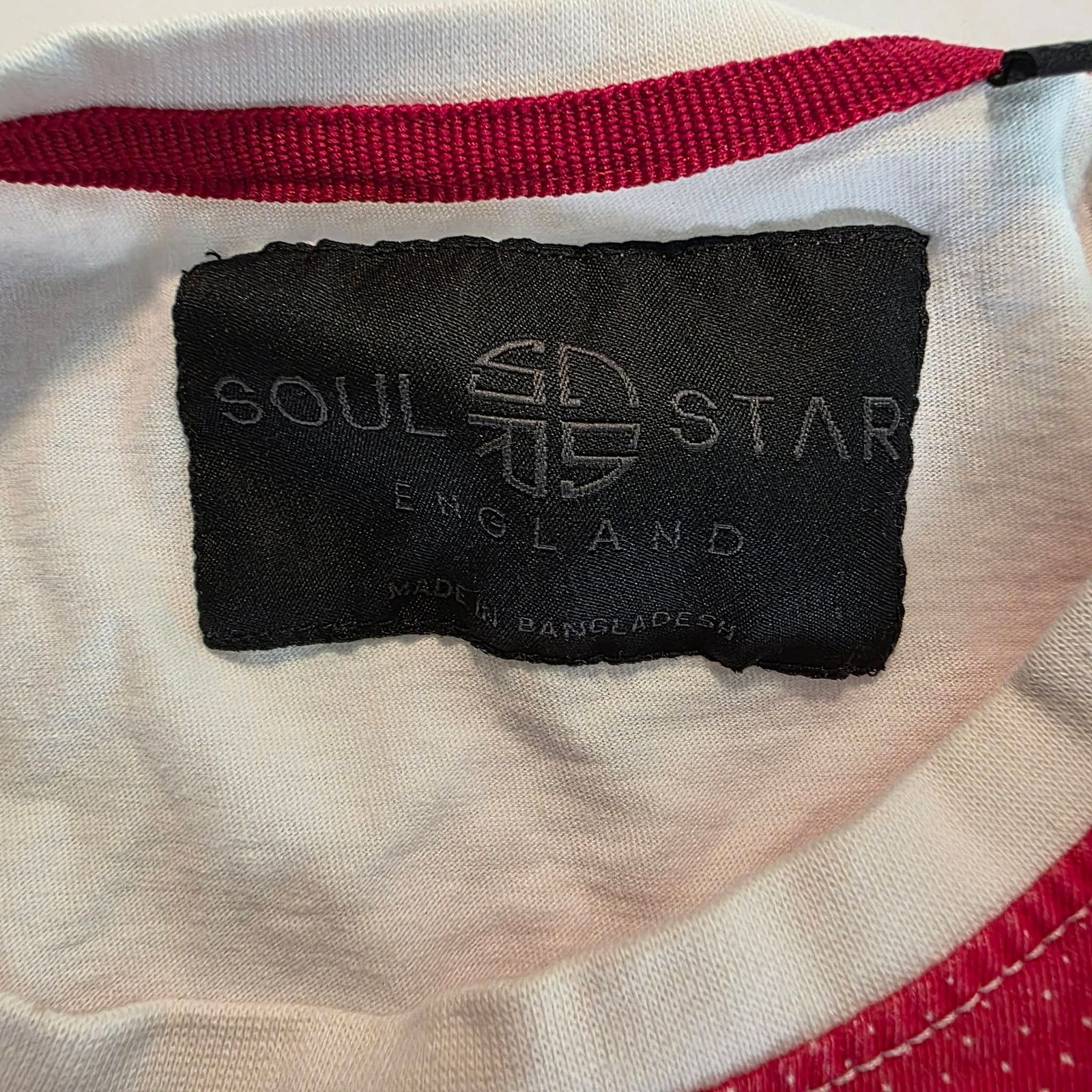 Other Soul Star England T Shirt Mens 3XL White Red Streetwear Size US XL / EU 56 / 4 - 4 Thumbnail