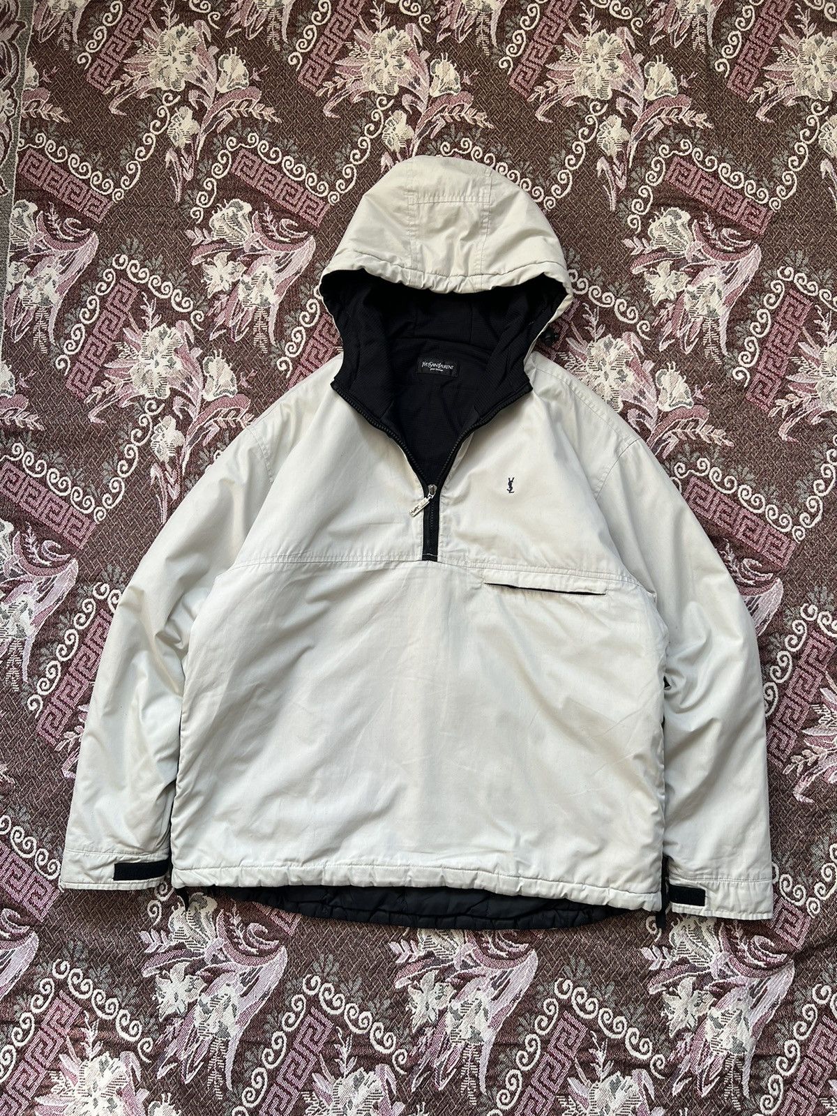 Vintage × Yves Saint Laurent YSL Yves Saint Laurent Jacket Anorak Bomber Vintage Size US M / EU 48-50 / 2 - 2 Thumbnail