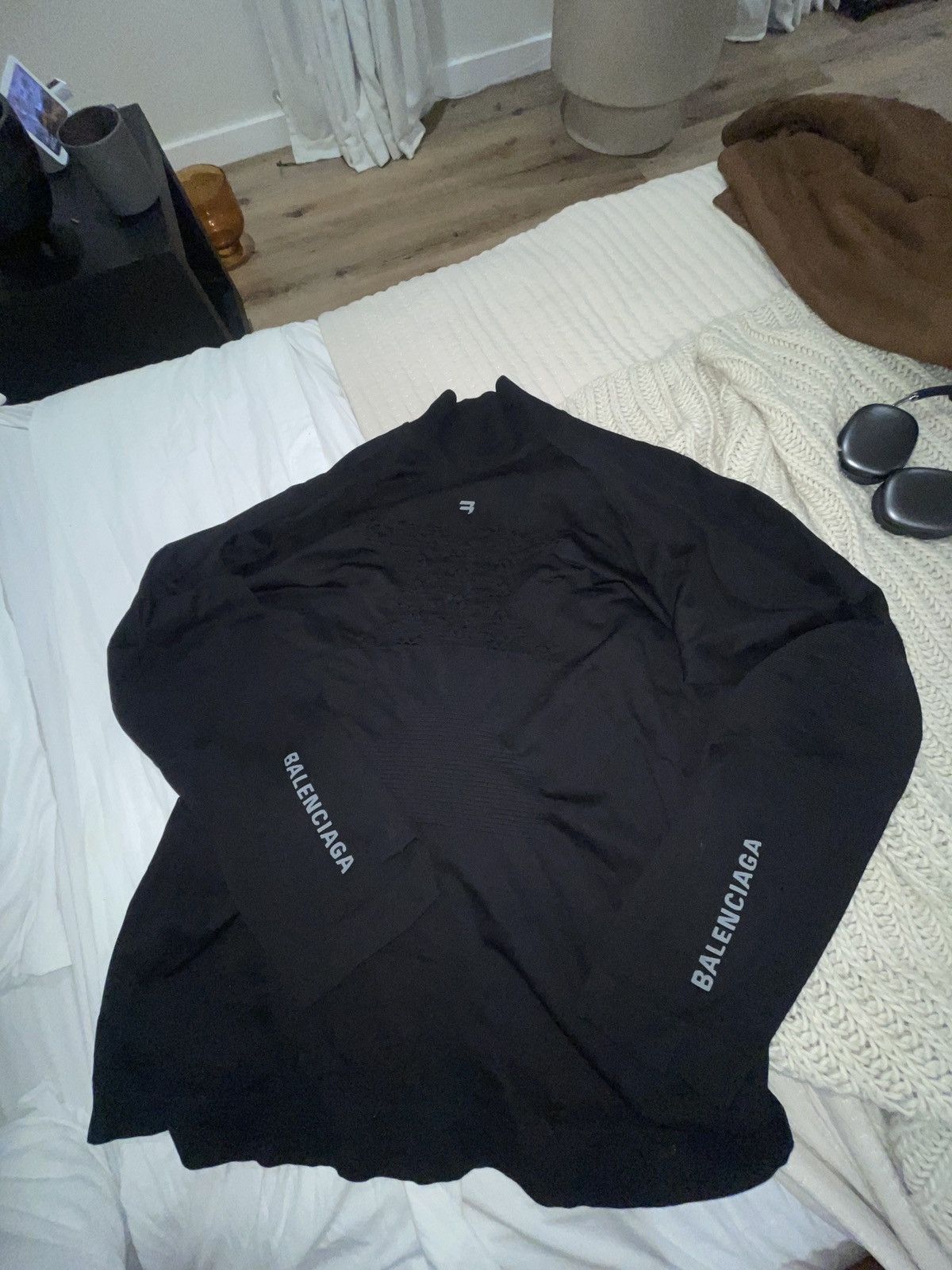 image of Balenciaga Long Top in Black, Men's (Size Large)