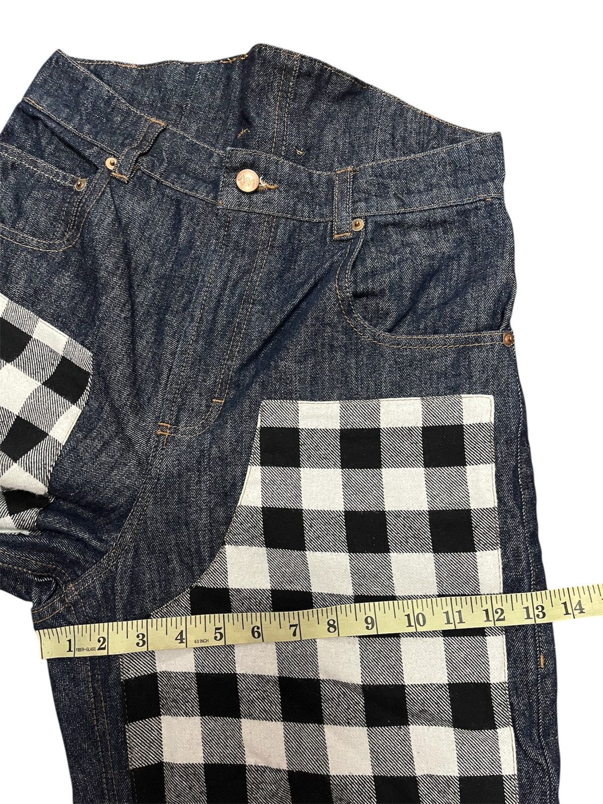 Alex Mullins ALEX MULLINS x DOUBLE KNEE DENIM x BRITISH DESIGNER x RARE Size US 29 - 10 Thumbnail