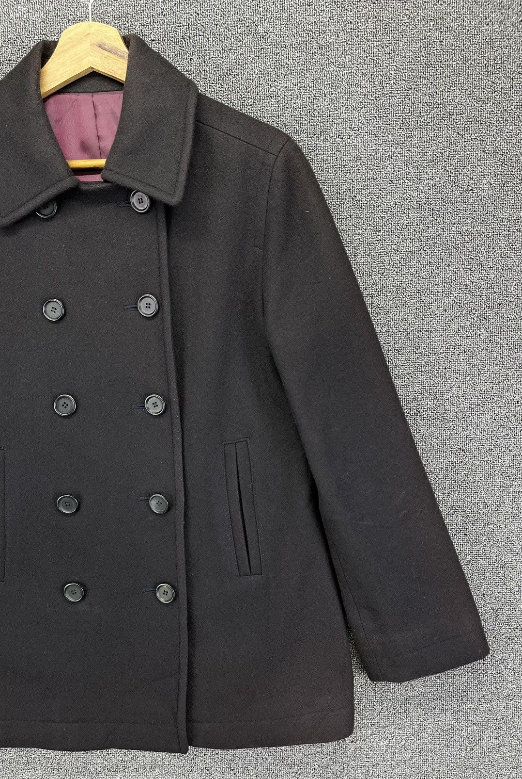 Lacoste Lacoste Double Breasted Rare Wool Jacket Size M / US 6-8 / IT 42-44 - 3 Thumbnail