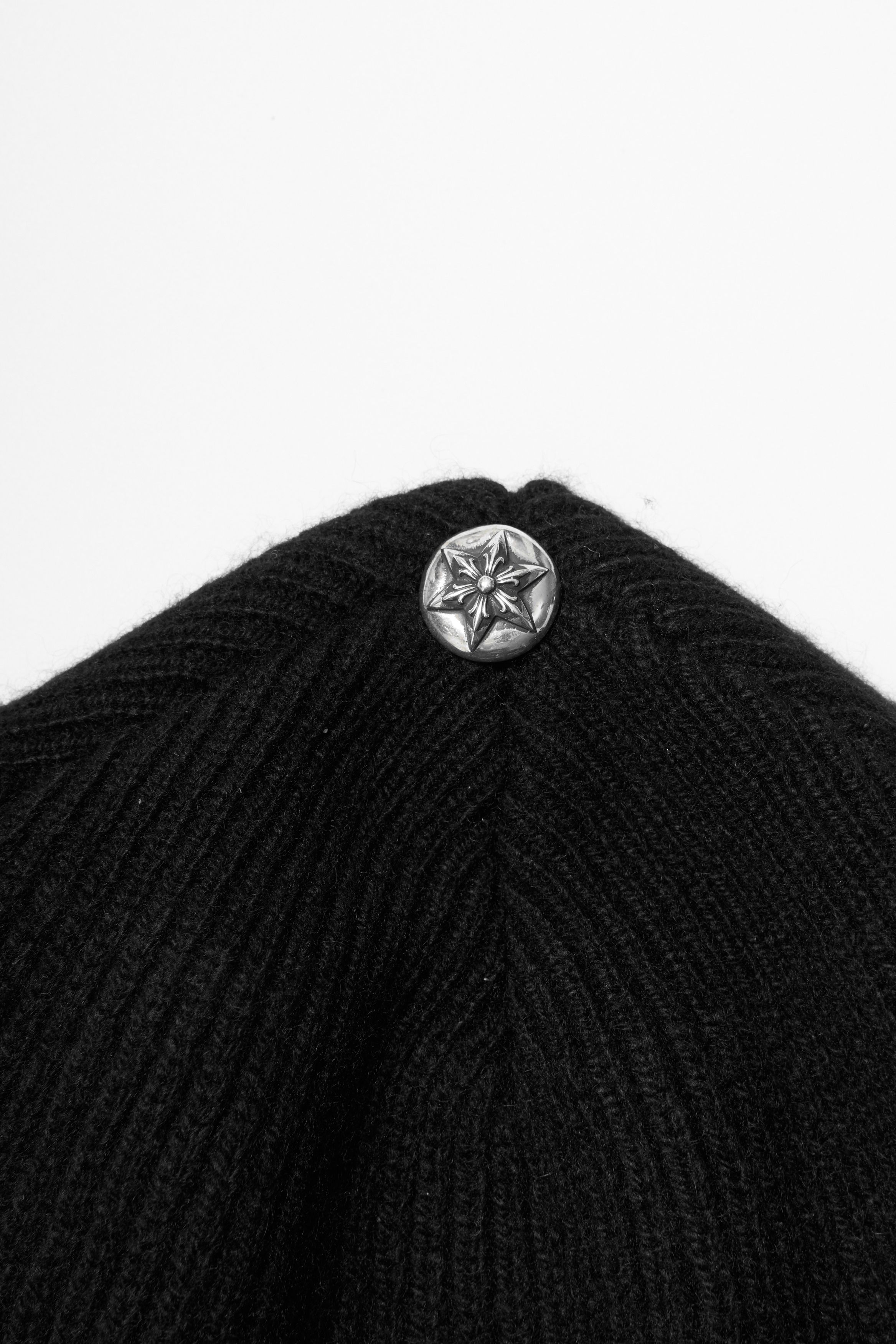 Chrome Hearts Chrome Hearts BIG DADDY cashmere beanie black Size ONE SIZE - 3 Thumbnail