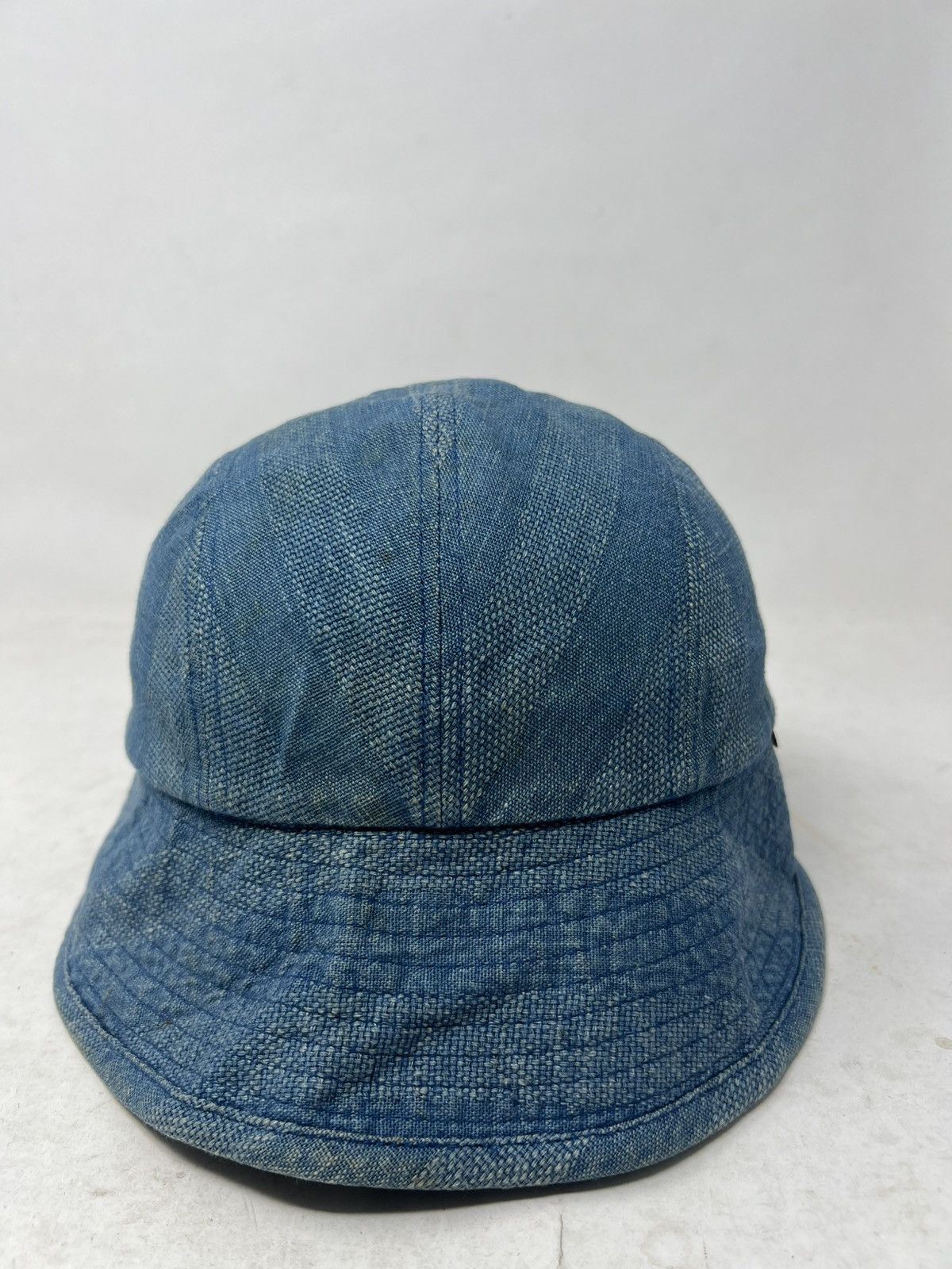 Japanese Brand Janeriver Kendo Indigo Workwear Bucket Hat Cap Size ONE SIZE - 4 Thumbnail