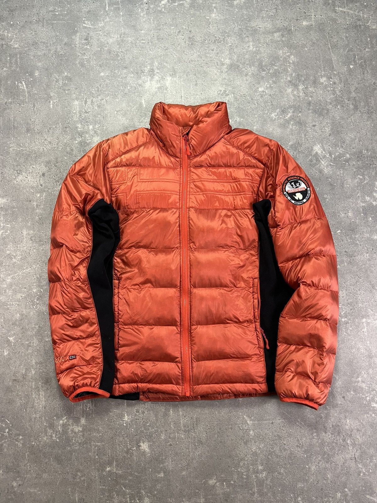 Napapijri 800 Flag Logo Light Puffer Outdoor Jacket M L