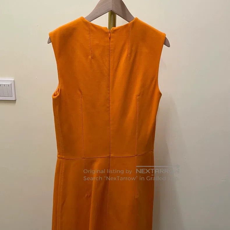 Hermes Hermes Orange Vest Dress Size XXS / US 00 / IT 34 - 2 Thumbnail