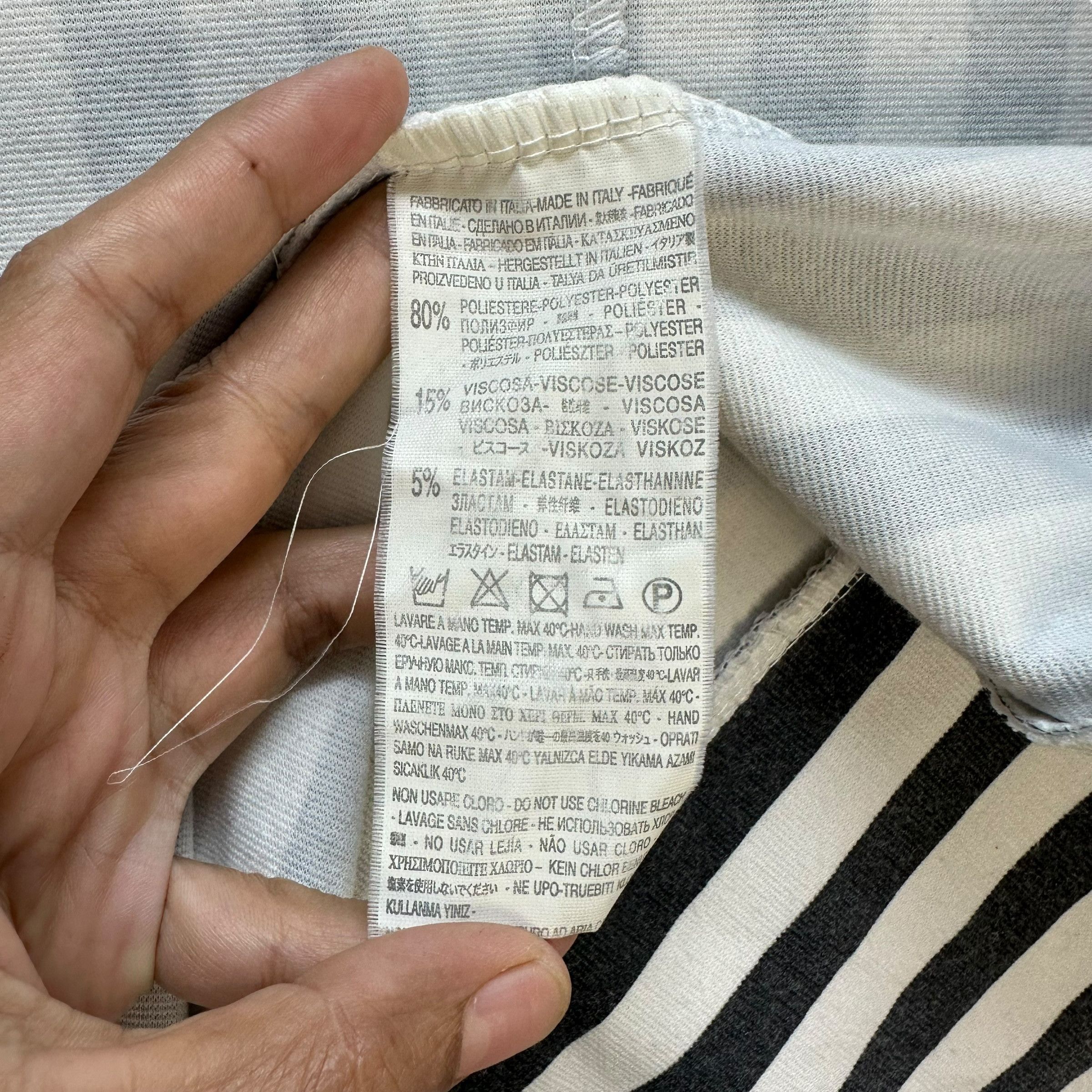 Other RINASCIMENTO Black White Striped Lightweight Blazer A75-1802 Size S / US 4 / IT 40 - 10 Thumbnail