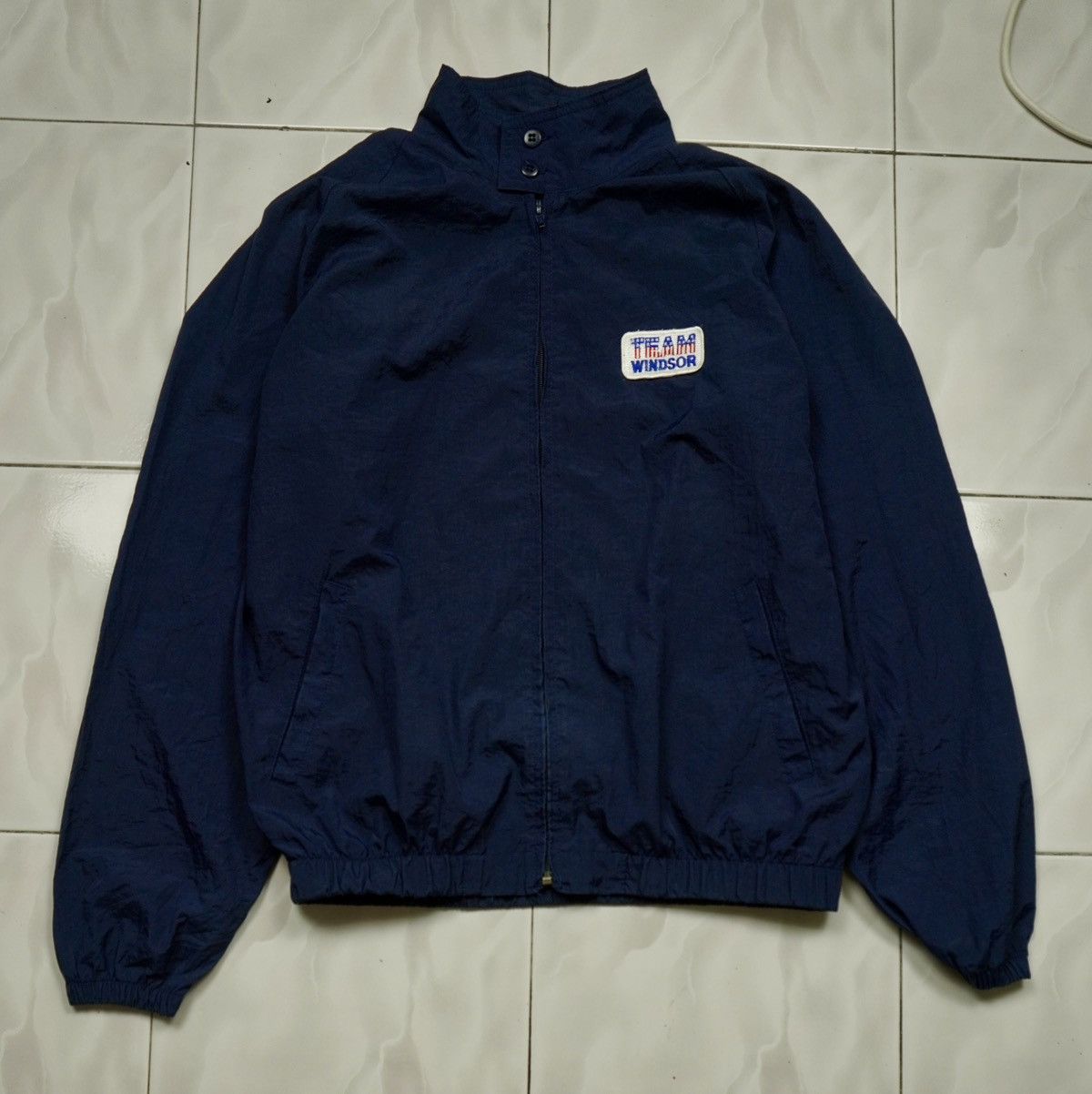 Vintage Vintage Team Windsor Windbreaker Full Zipper 90s Mens Japan Size US XL / EU 56 / 4 - 1 Thumbnail