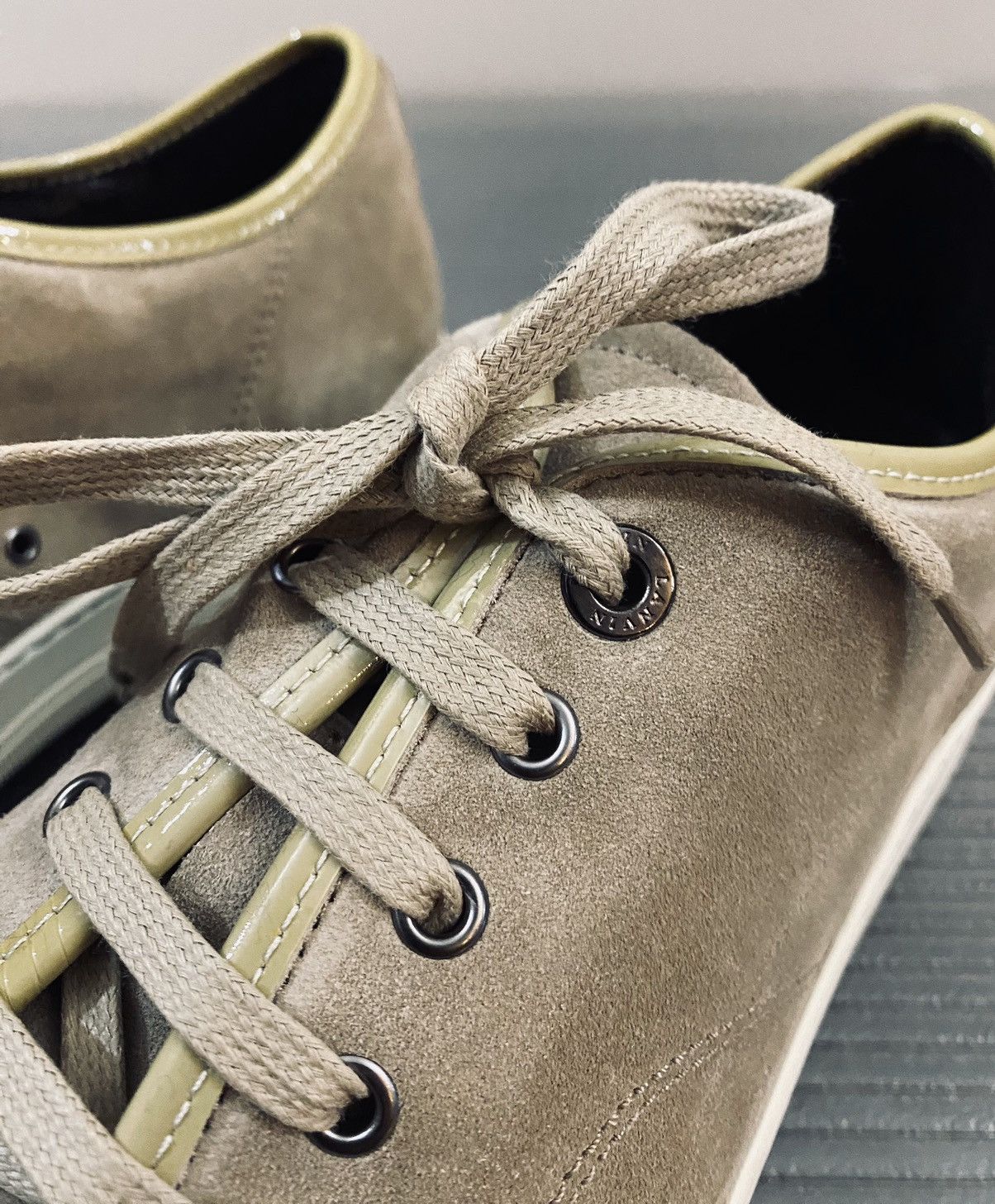 Lanvin Lanvin sand suede patent toe low top 12uk NEW Size US 13 / EU 46 - 5 Thumbnail