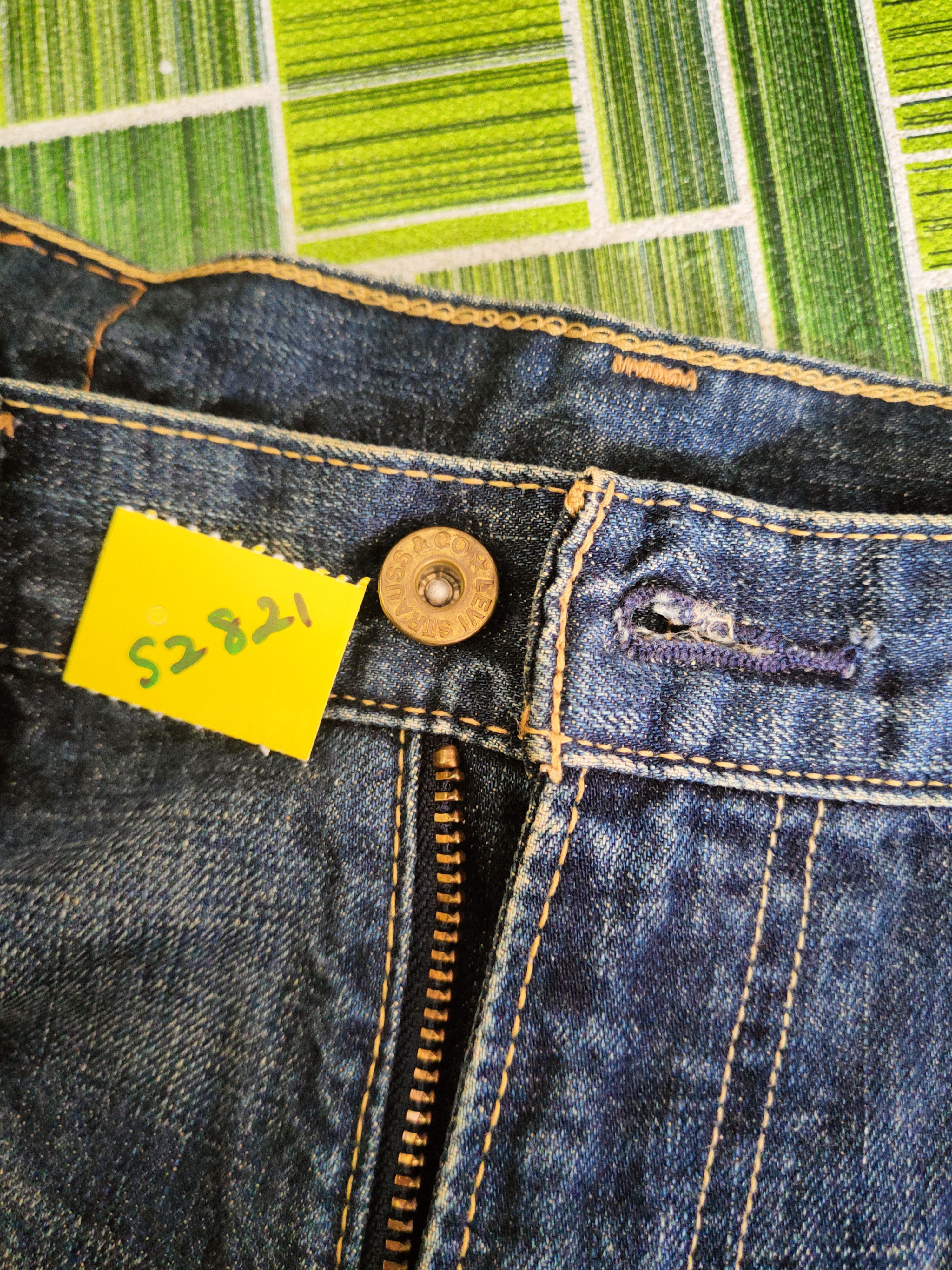 Levi's 503 Levi's Dark Blue Distressed Ripped Jeans #S2821 Size US 32 / EU 48 - 18 Thumbnail