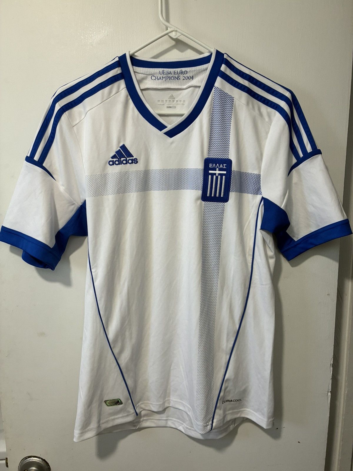 Adidas Adidas Greece 2004 Euro Champions Soccer Football Jersey Size US S / EU 44-46 / 1 - 1 Thumbnail